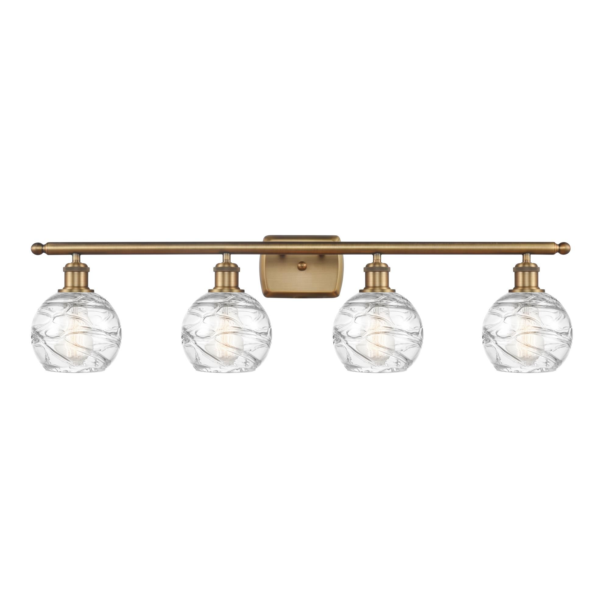 Bruno Marashlian Athens Deco Swirl 36 Inch Bath Vanity Light by Innovations Lighting