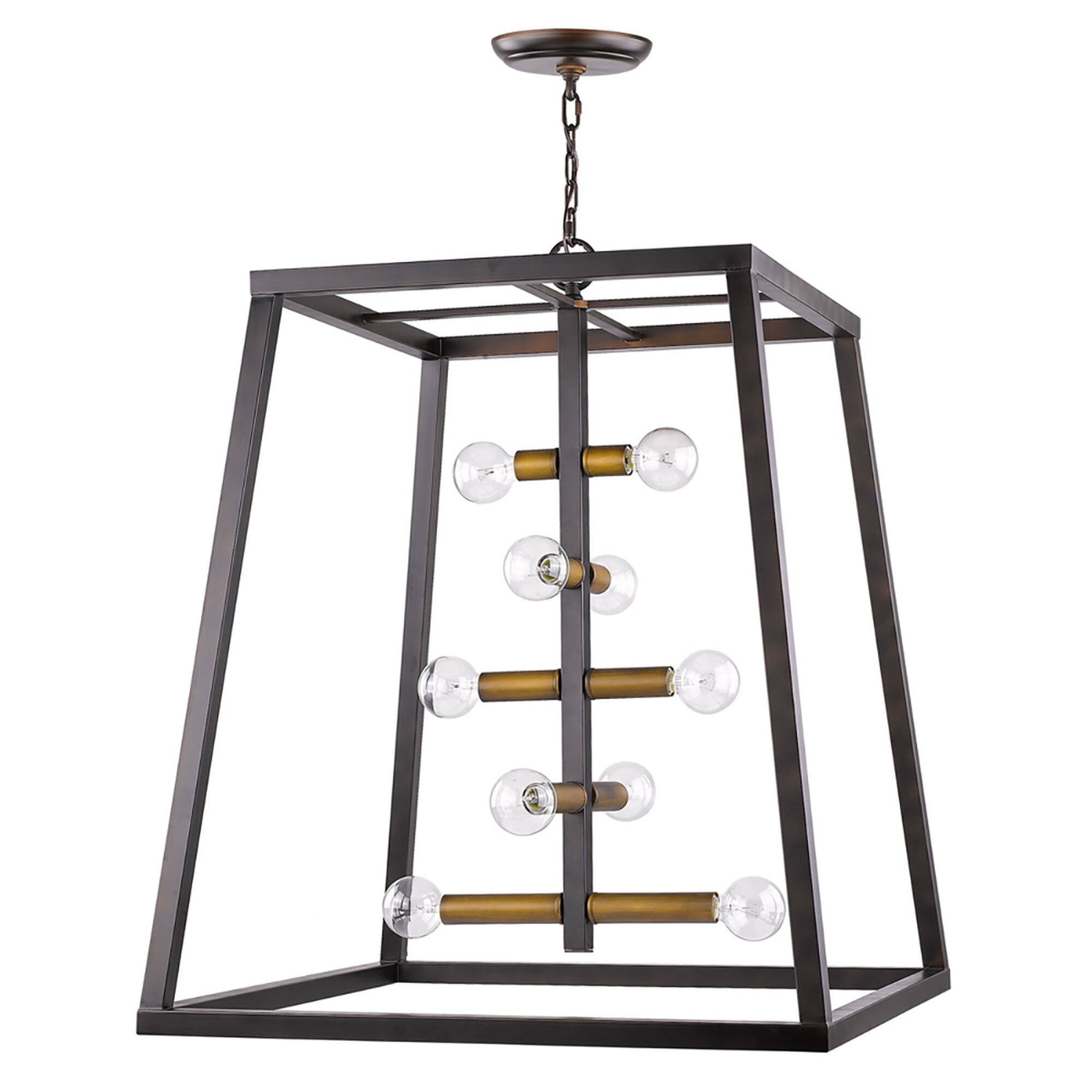 Shown in Oil Rubbed Bronze finish and -- glass and -- shade