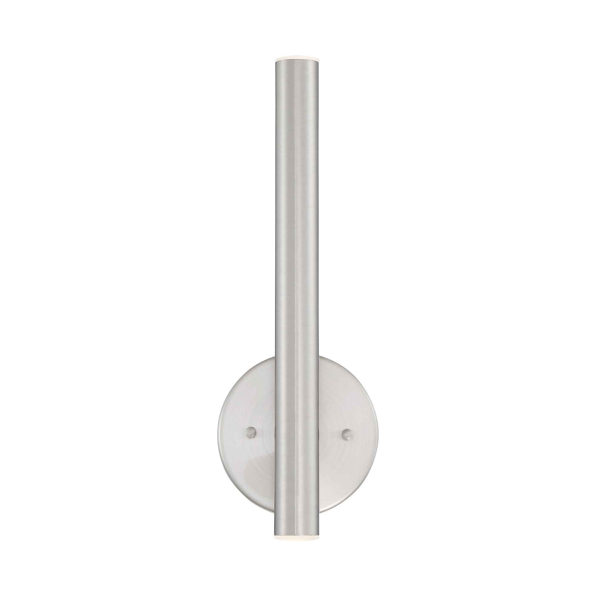 Shown in Brushed Nickel finish and Steel glass and Steel shade