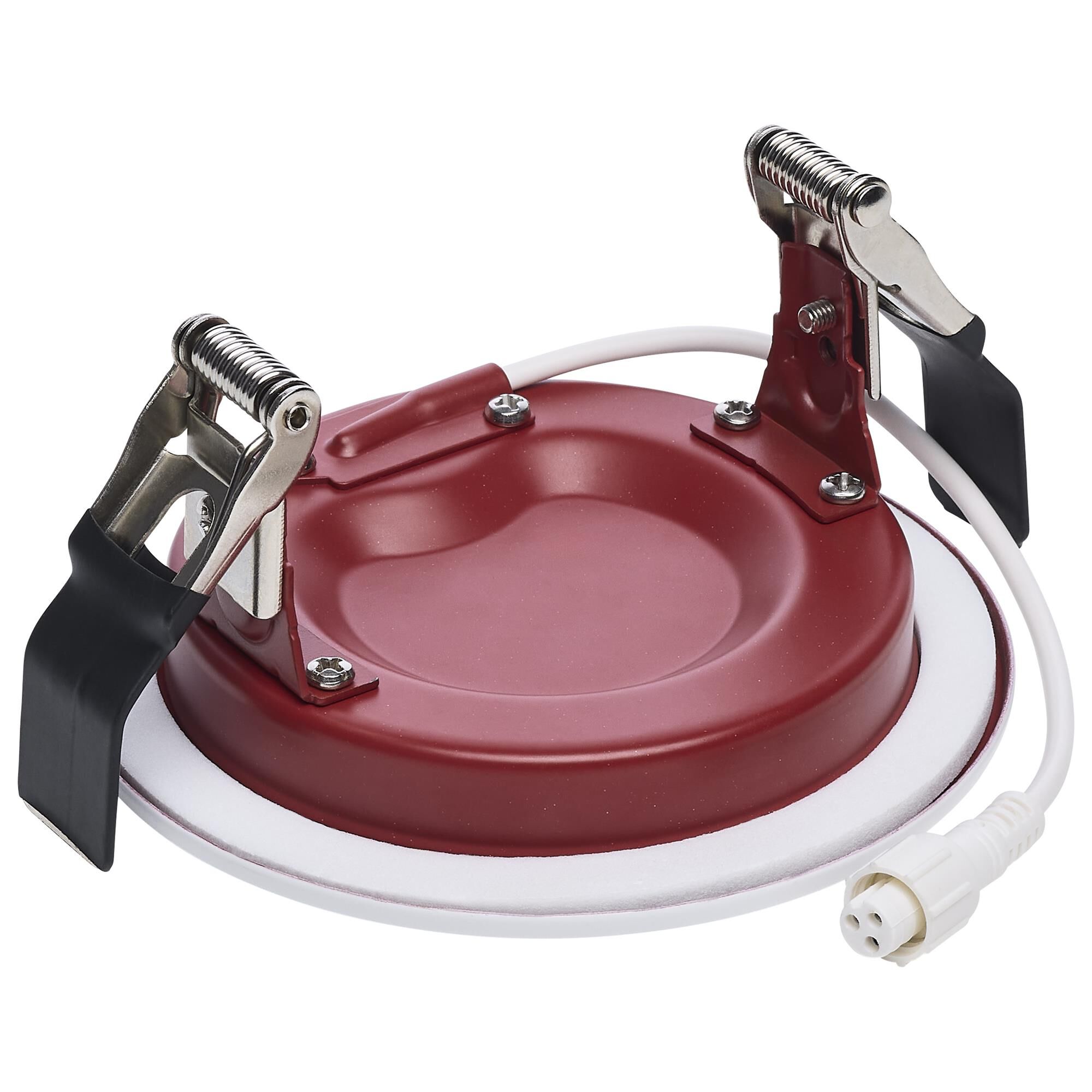 Shown in White and Red finish