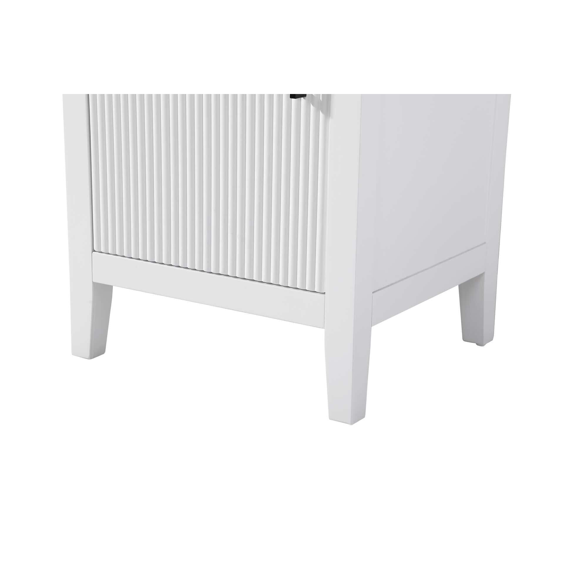 Shown in White finish