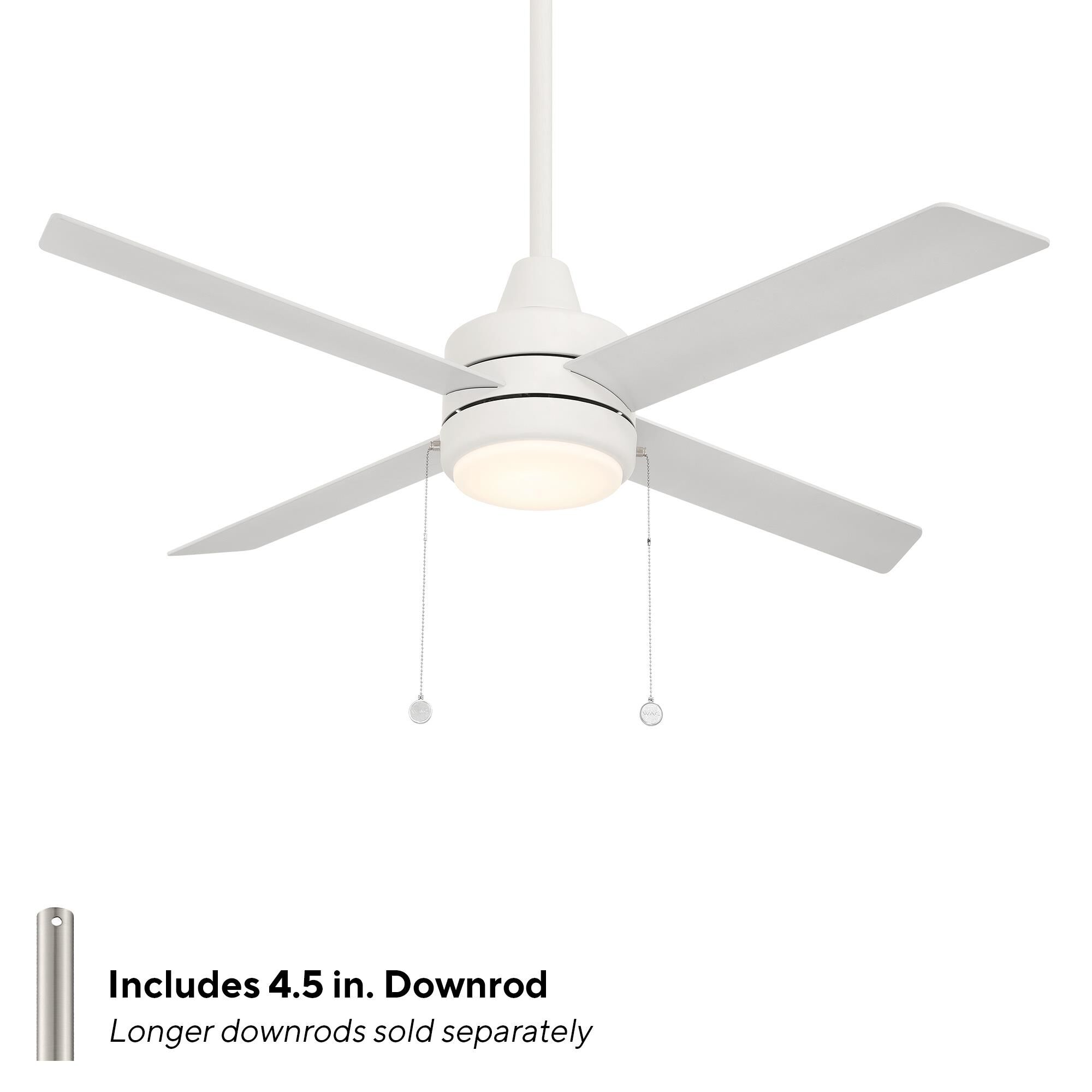 Shown in Matte White finish