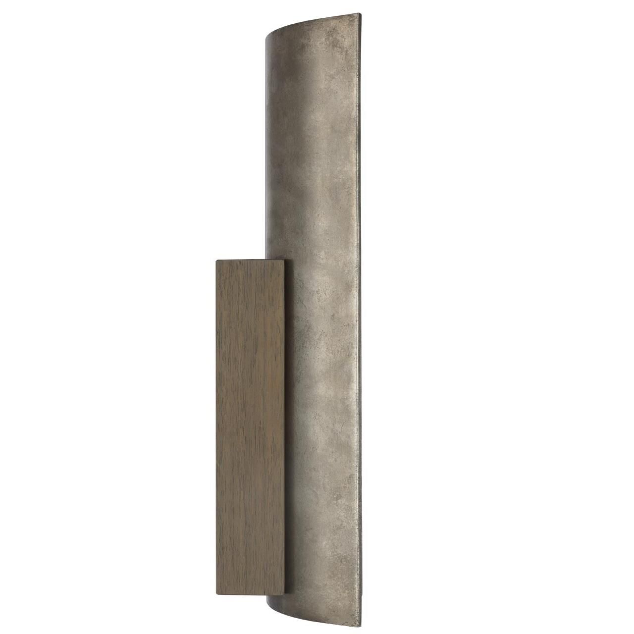 Shown in Mottled Pewter And Warm Walnut finish