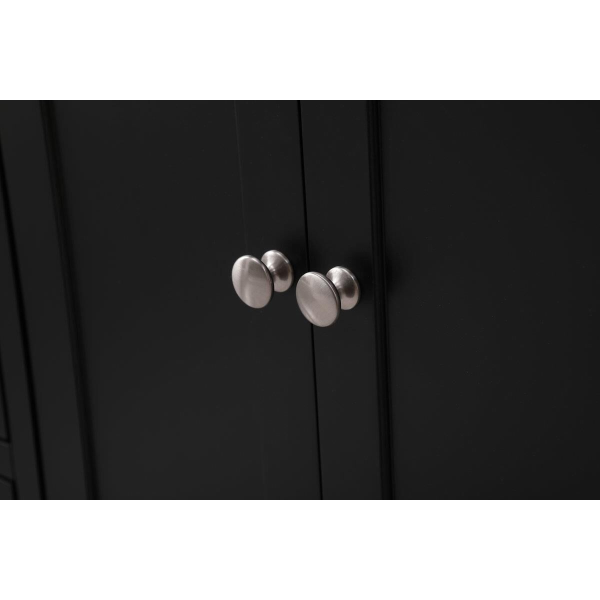 Shown in Black finish