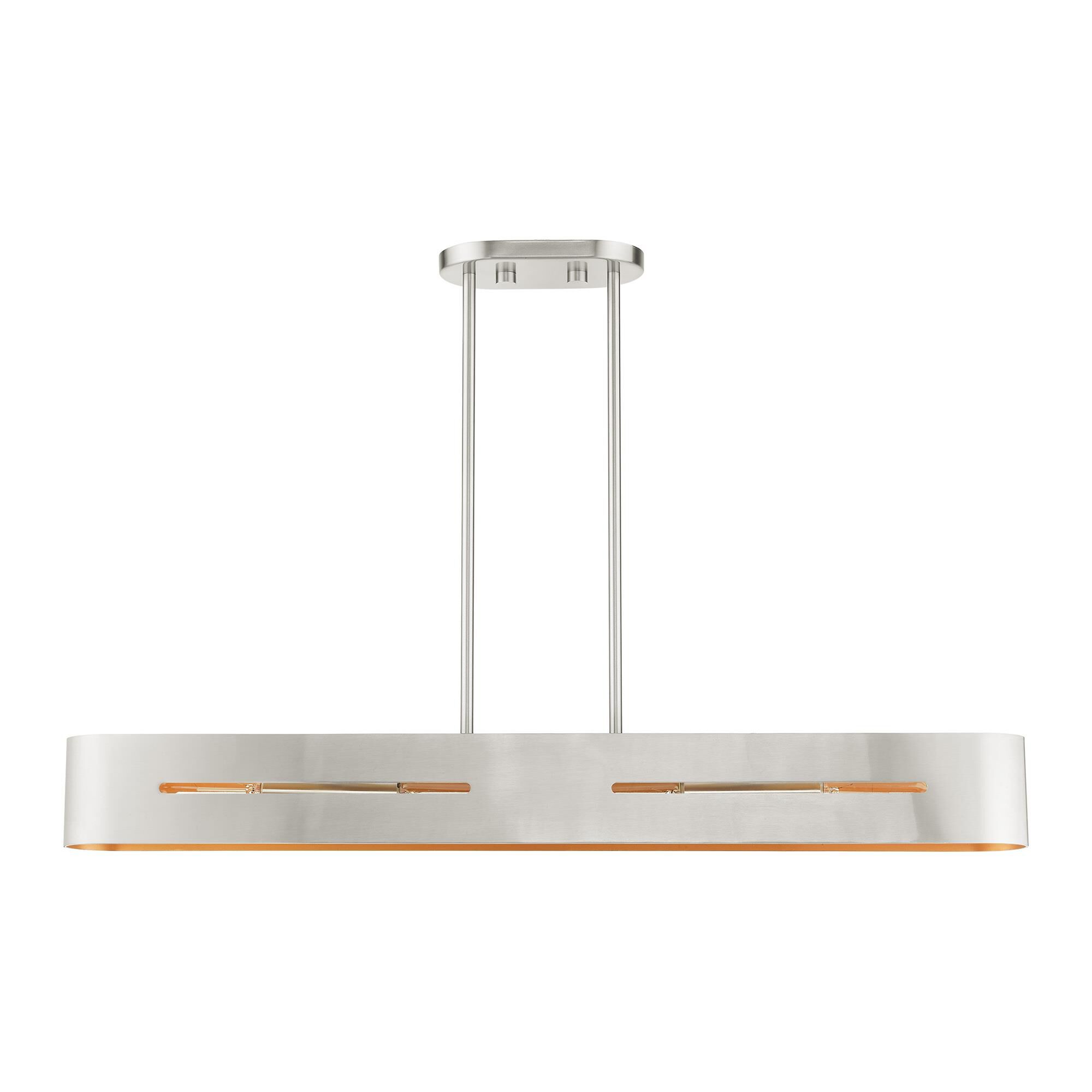 Ravena 35 Inch 4 Light Linear Suspension Light by Livex Lighting