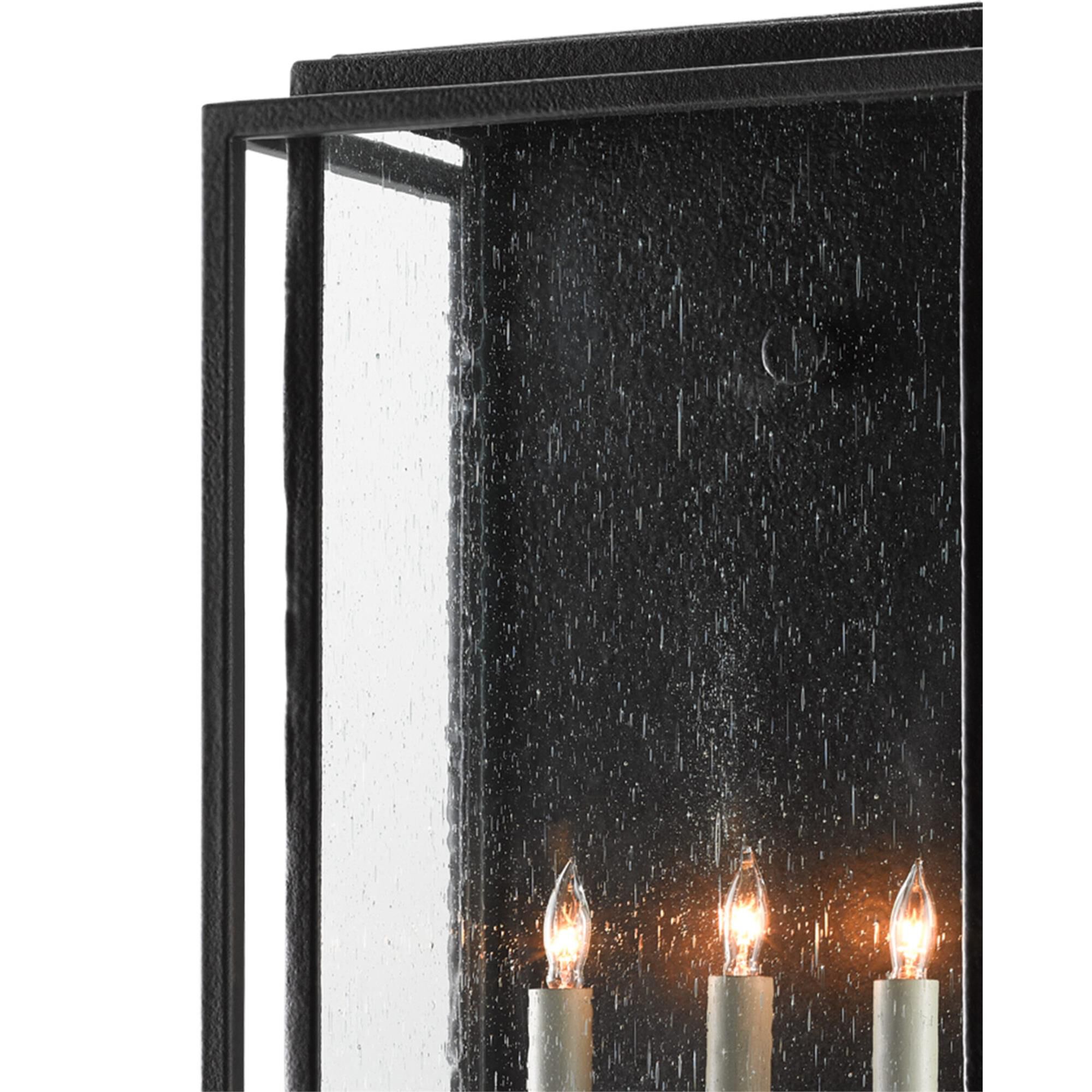Wright 32 Inch Tall 3 Light Outdoor Wall Light,