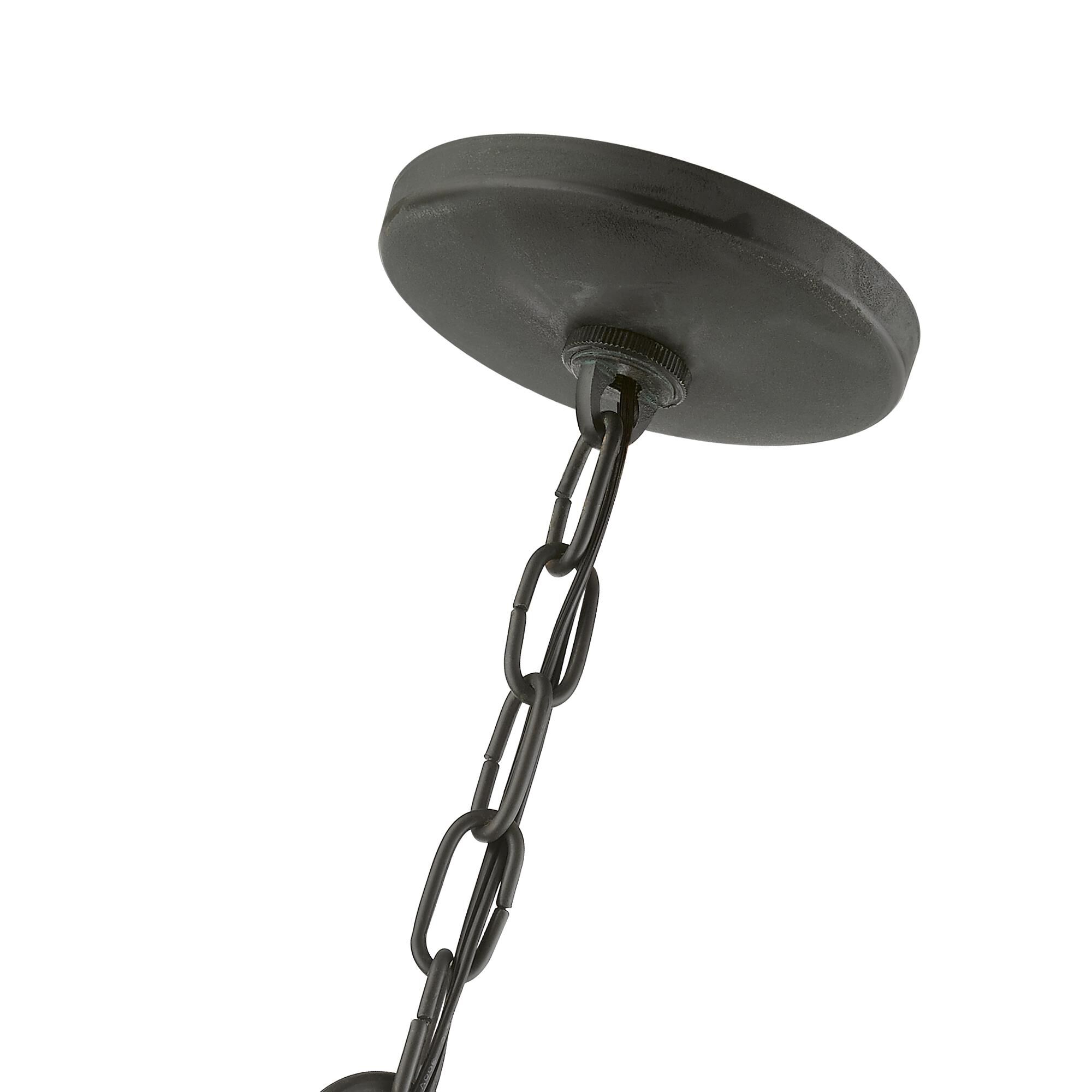 Shown in Charcoal finish and Clear glass