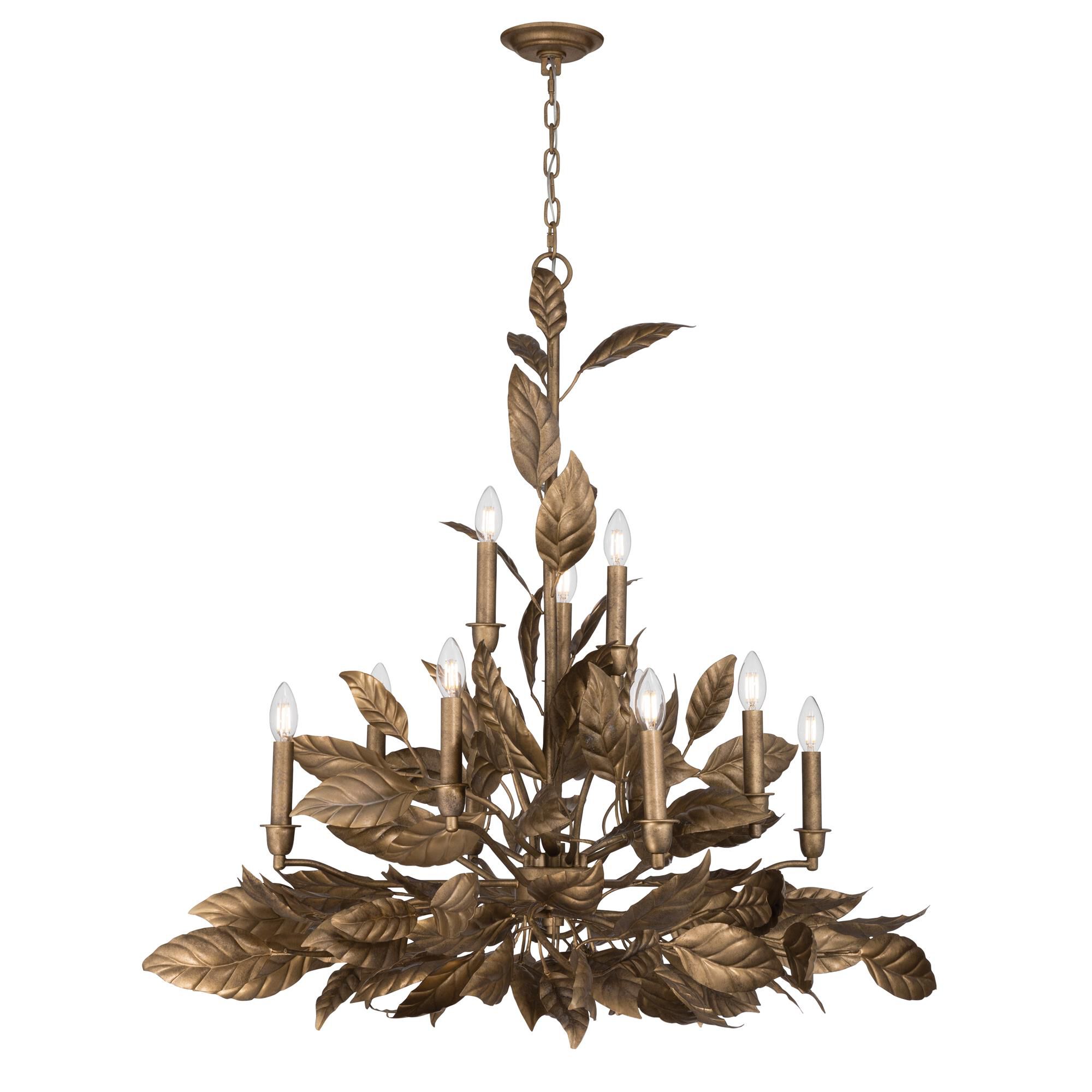Shown in Weathered Gold finish
