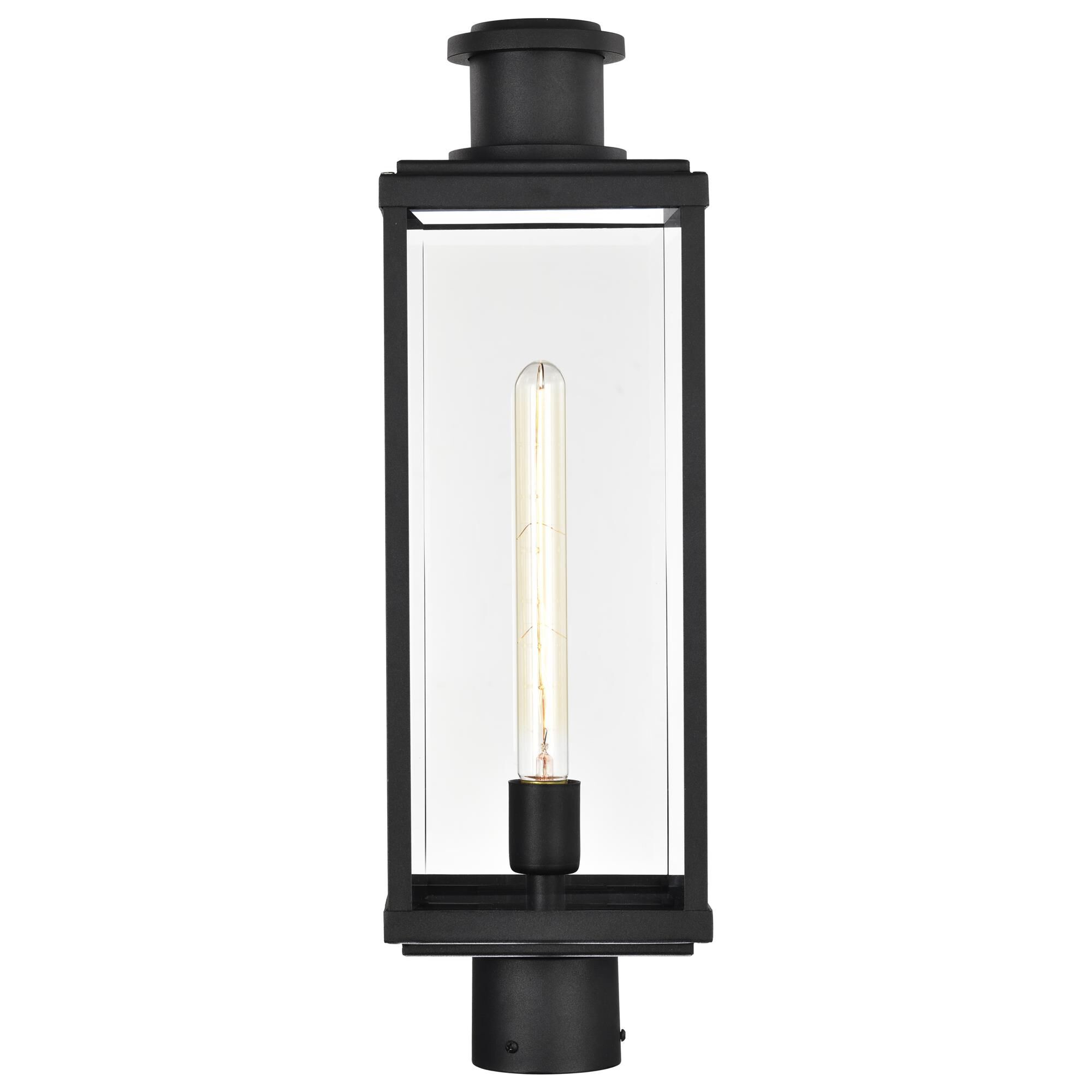 Shown in Sand Black finish and Clear Beveled glass