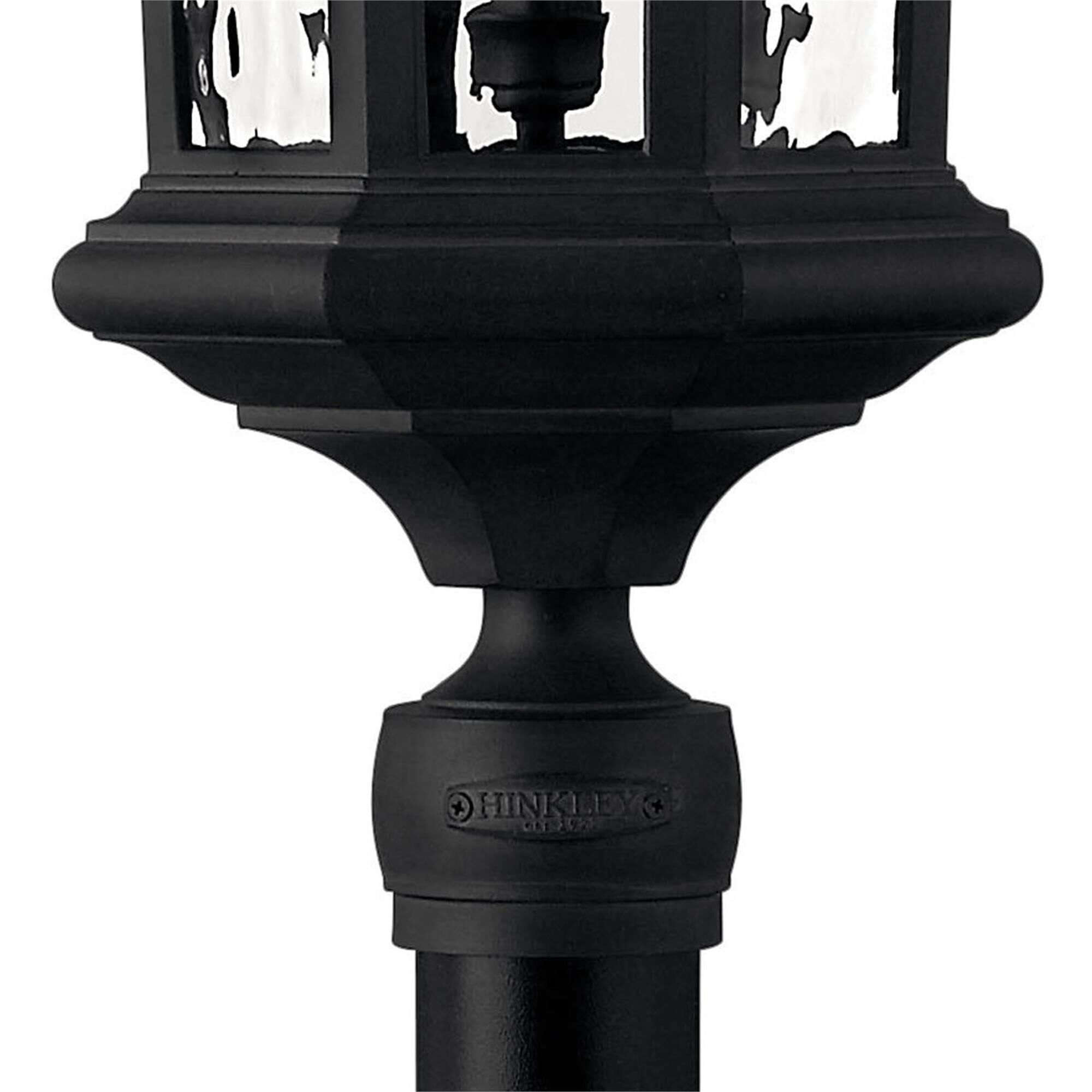 Shown in Museum Black finish and Clear Water  Panels glass