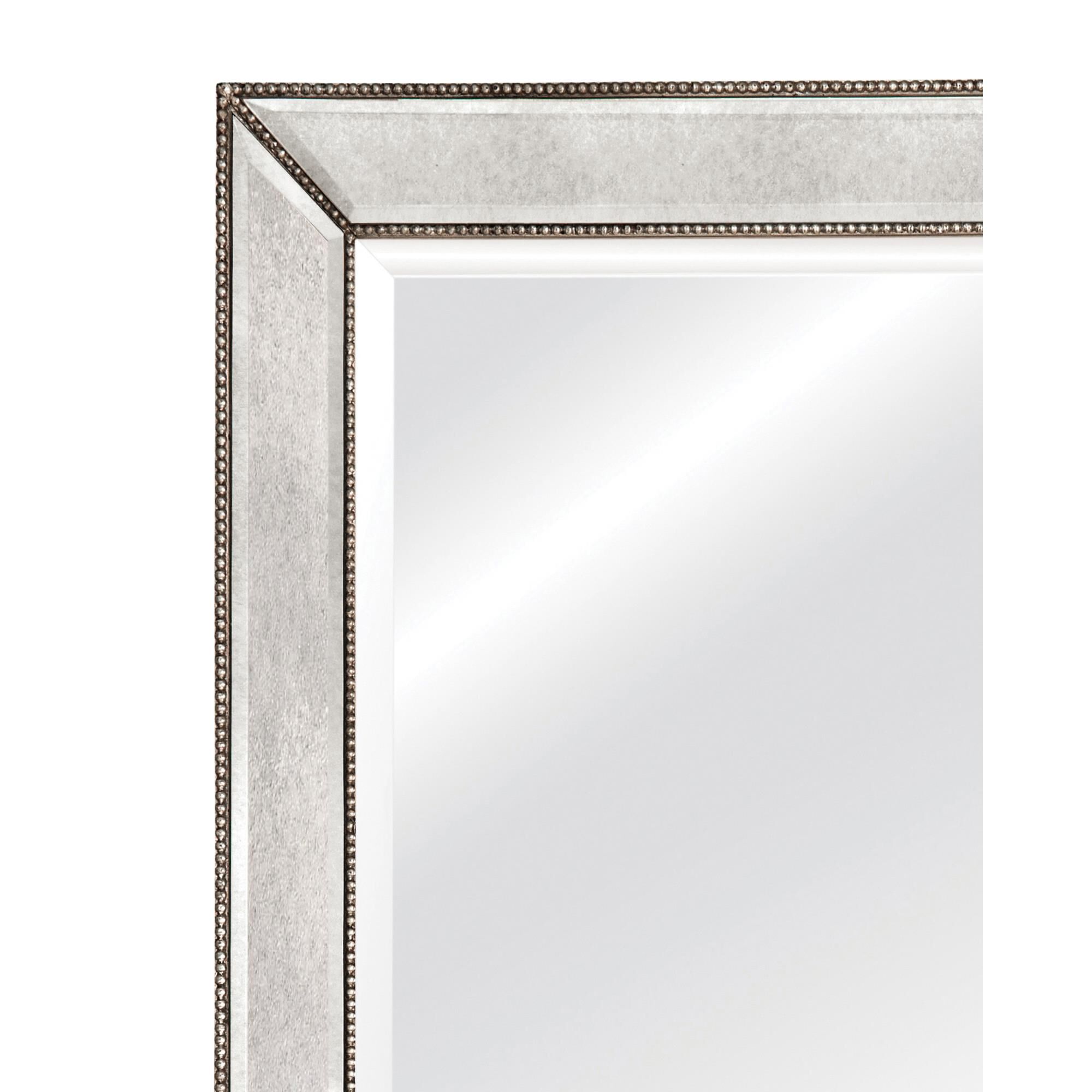 Beaded 79 Inch Floor Mirror by Bassett Mirror Company