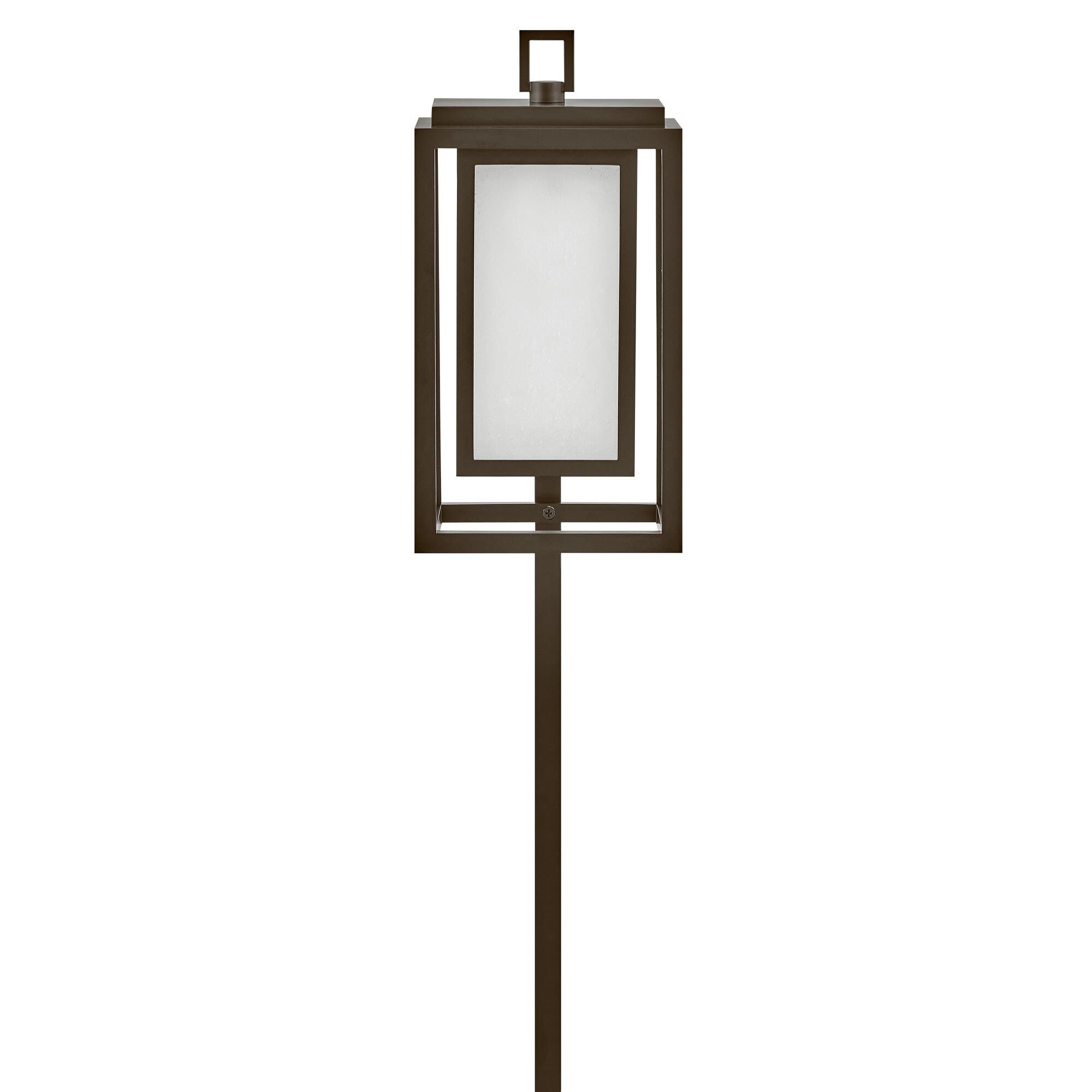 Shown in Oil Rubbed Bronze finish and Etched glass