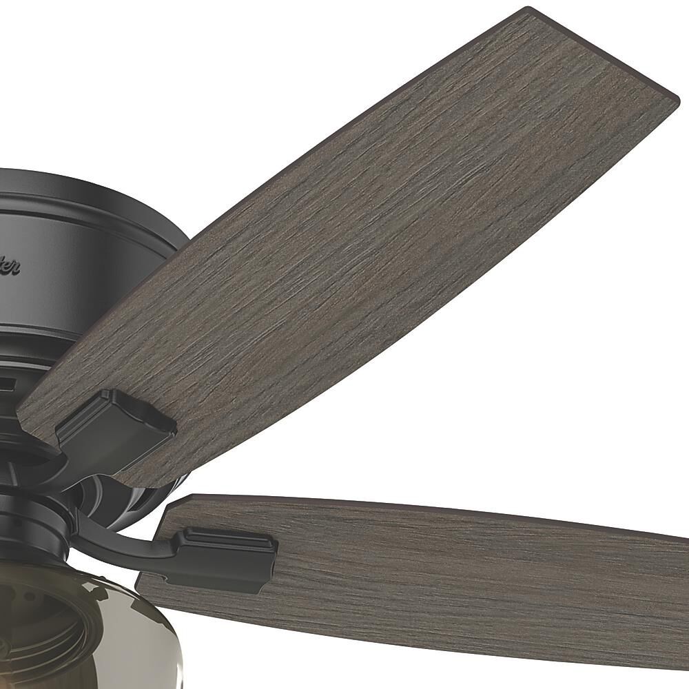 Bennett 52 Inch Flush Mount Fan with Light Kit by Hunter Fan