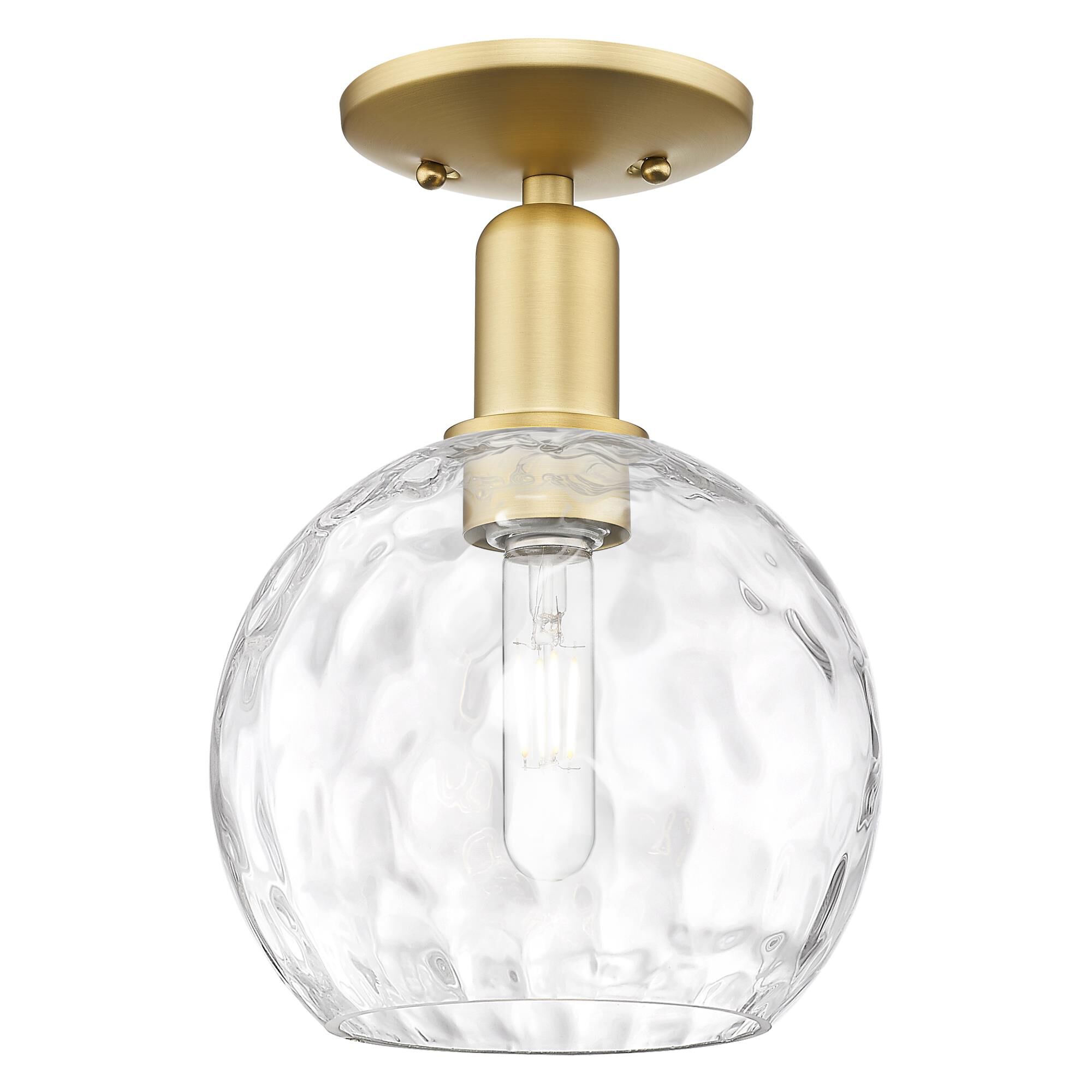 Bruno Marashlian Athens Water Glass 8 Inch Semi Flush Mount by Innovations Lighting