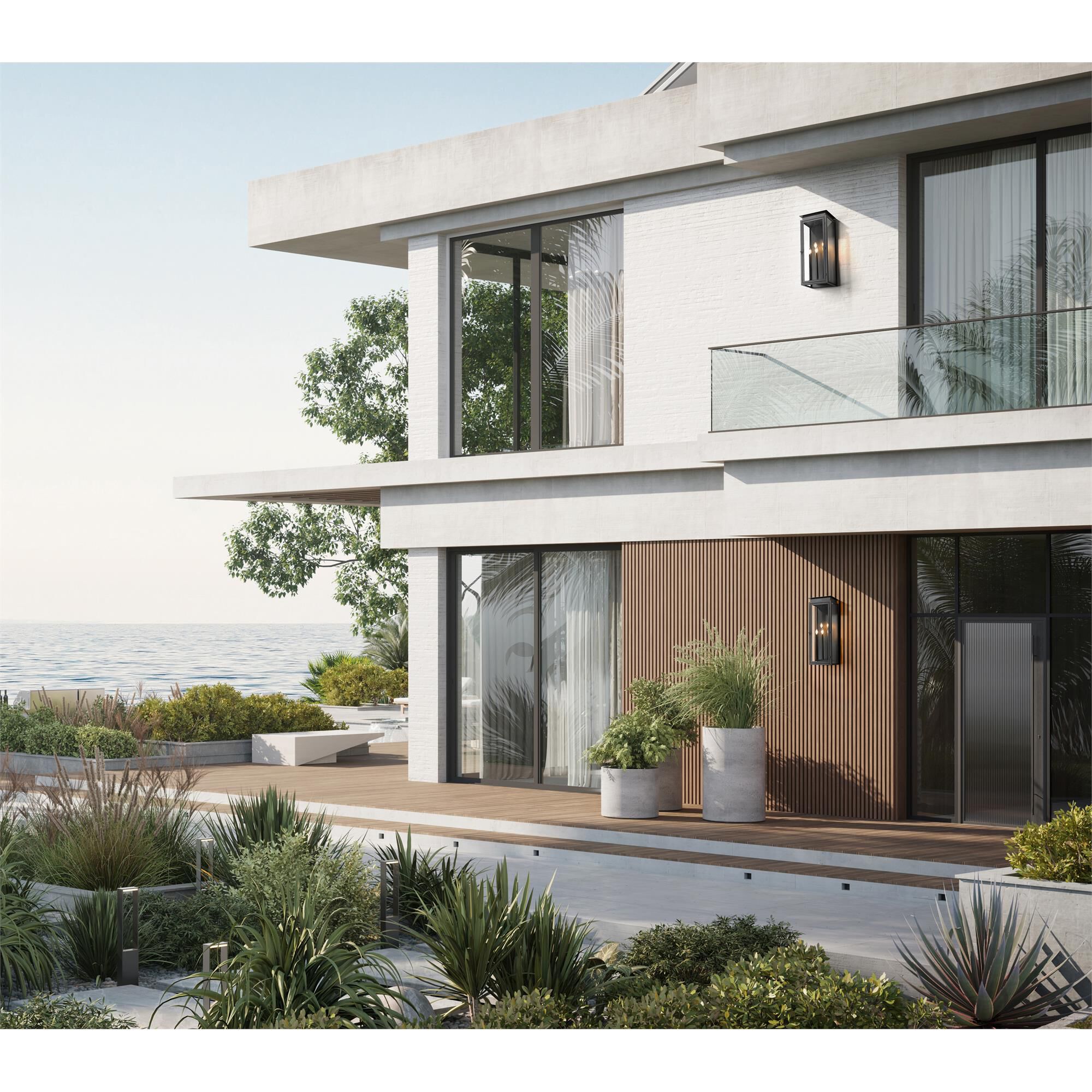 Shown in Black finish and Clear glass and Clear shade