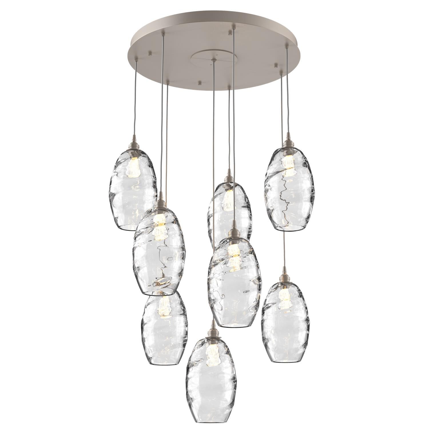 Ellisse Multi Light Pendant by Hammerton Studio