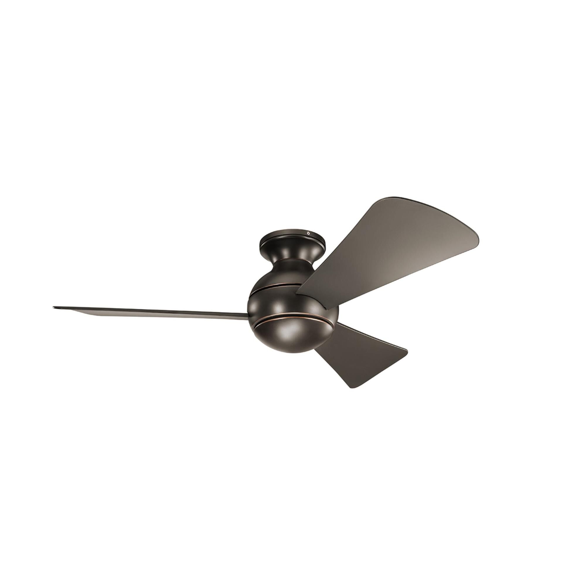 Sola 44 Inch Flush Mount Fan with Light Kit by Kichler Lighting
