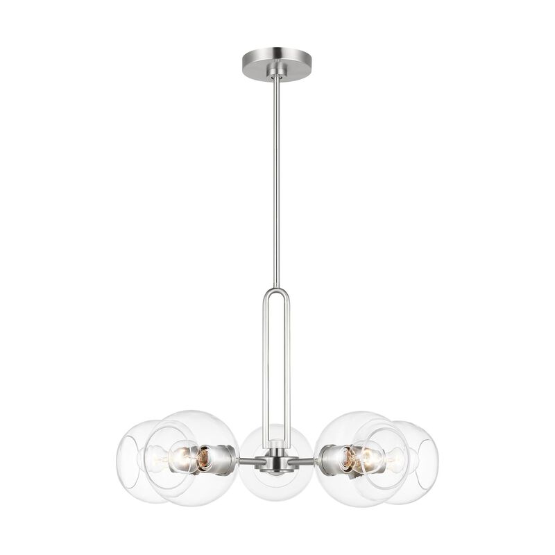 Sean Lavin Codyn 26 Inch 5 Light Chandelier by Visual Comfort Studio Collection
