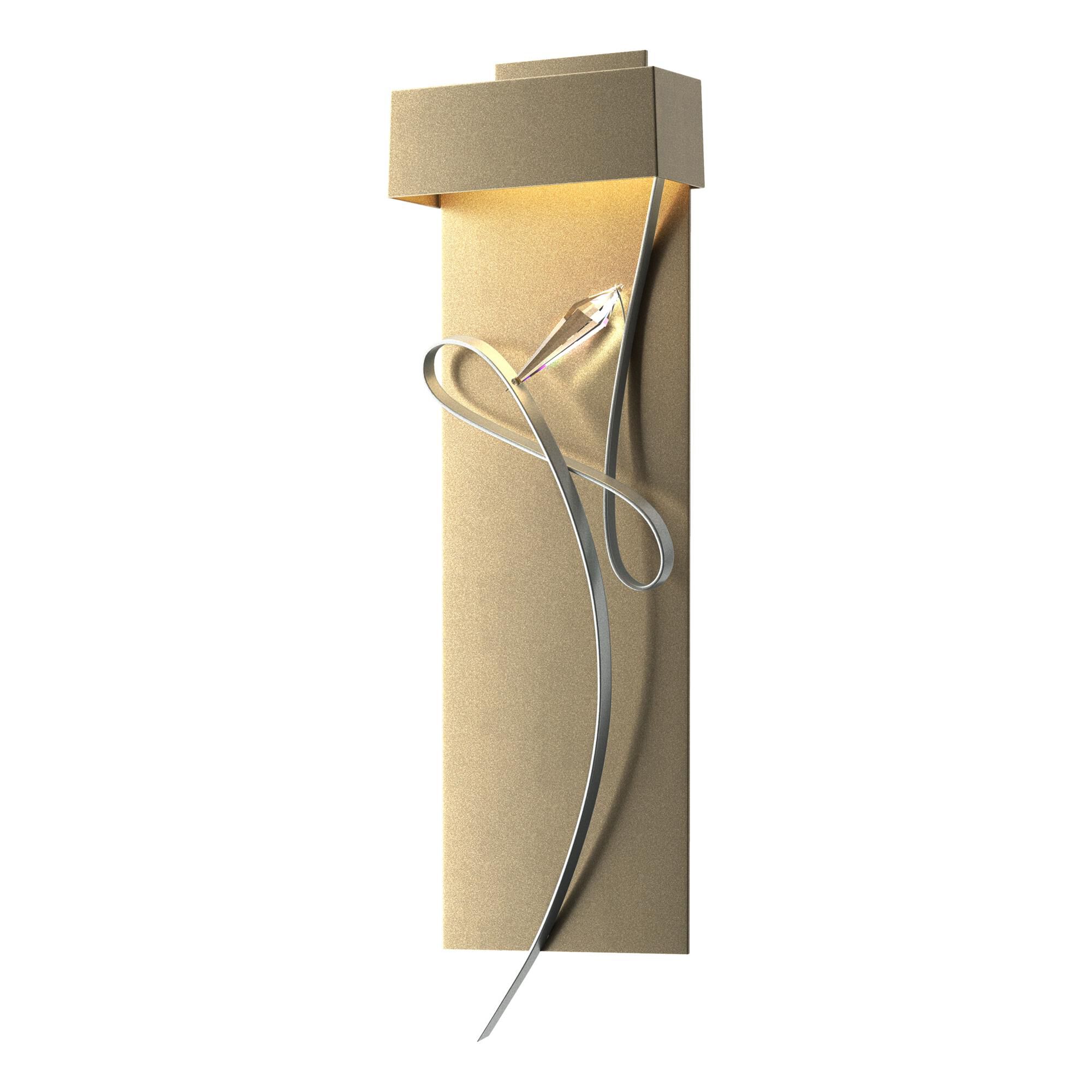 Shown in Soft Gold finish and Vintage Platinum accent