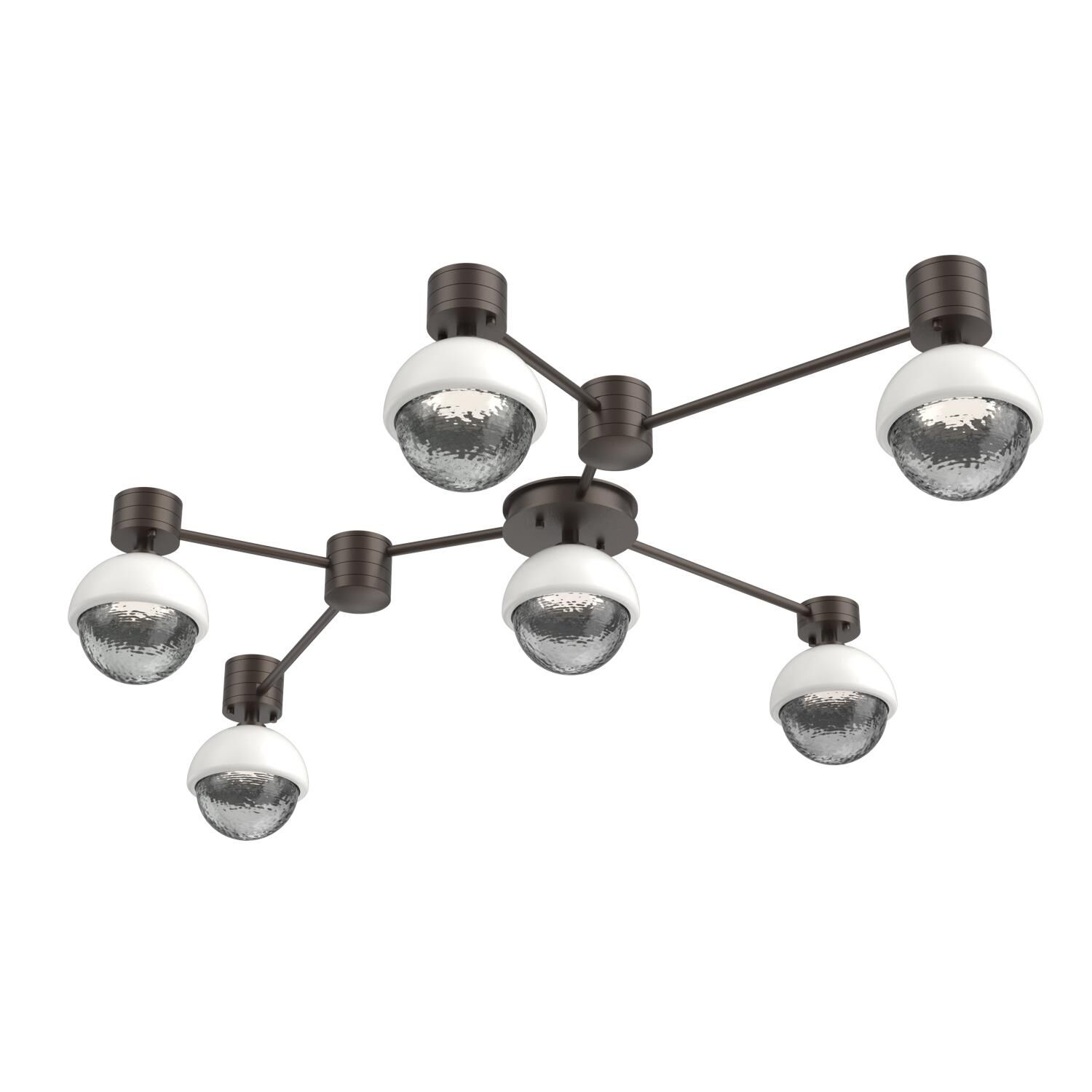 Levi Wilson Cabochon 41 Inch Flush Mount by Hammerton Studio