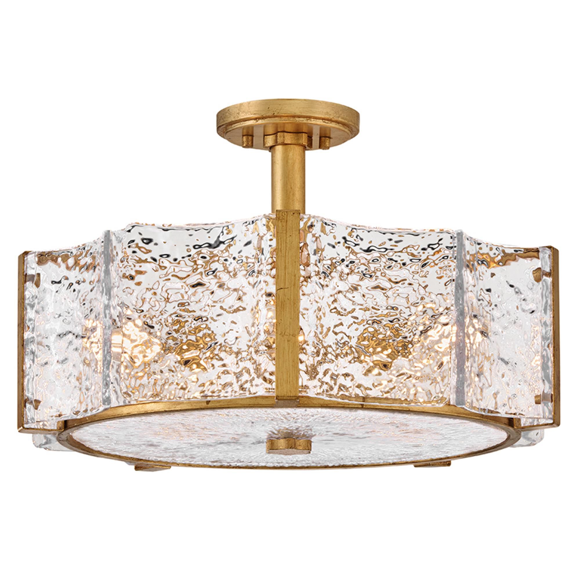 Florian 20 Inch 5 Light Semi Flush Mount,