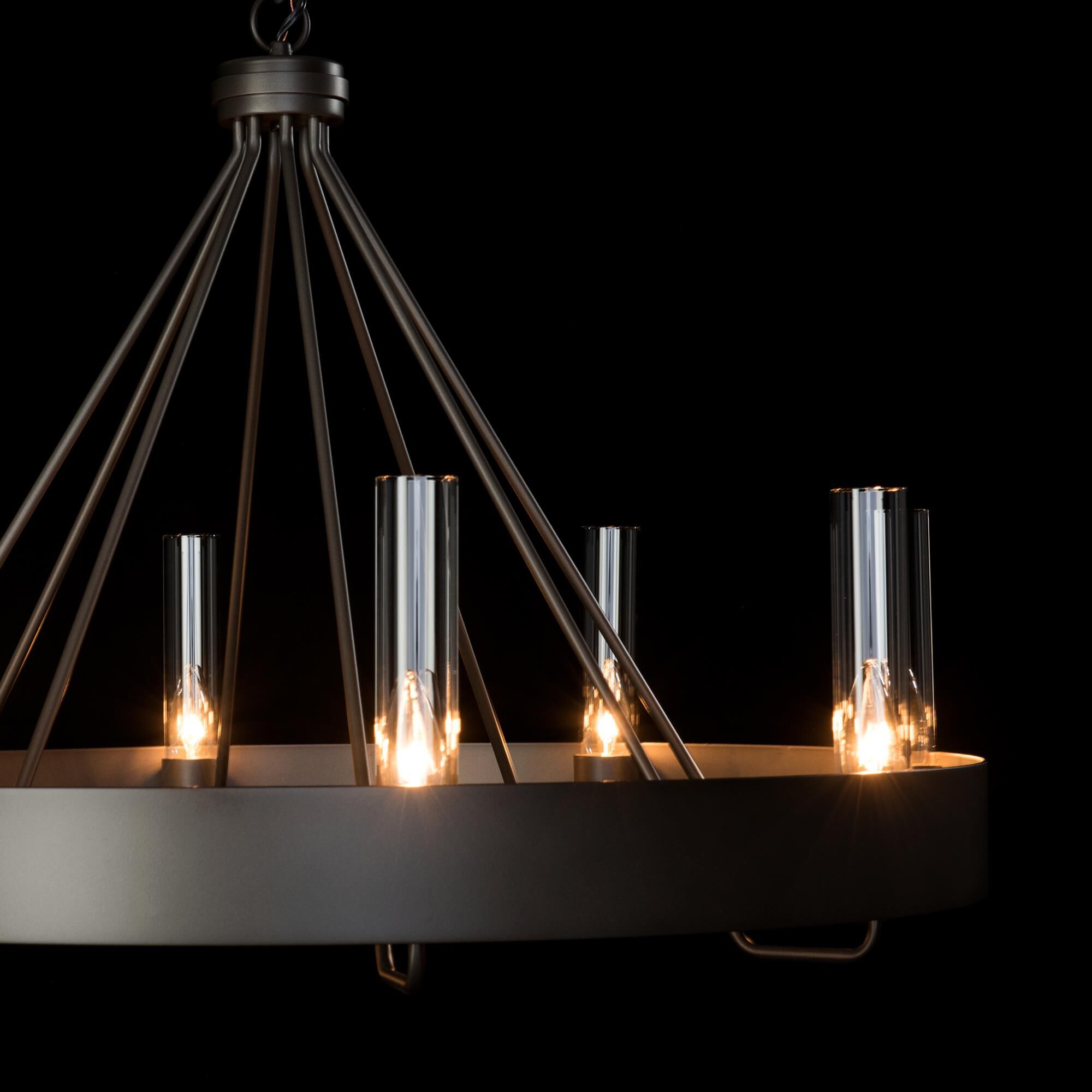 Banded Chandelier by Hubbardton Forge