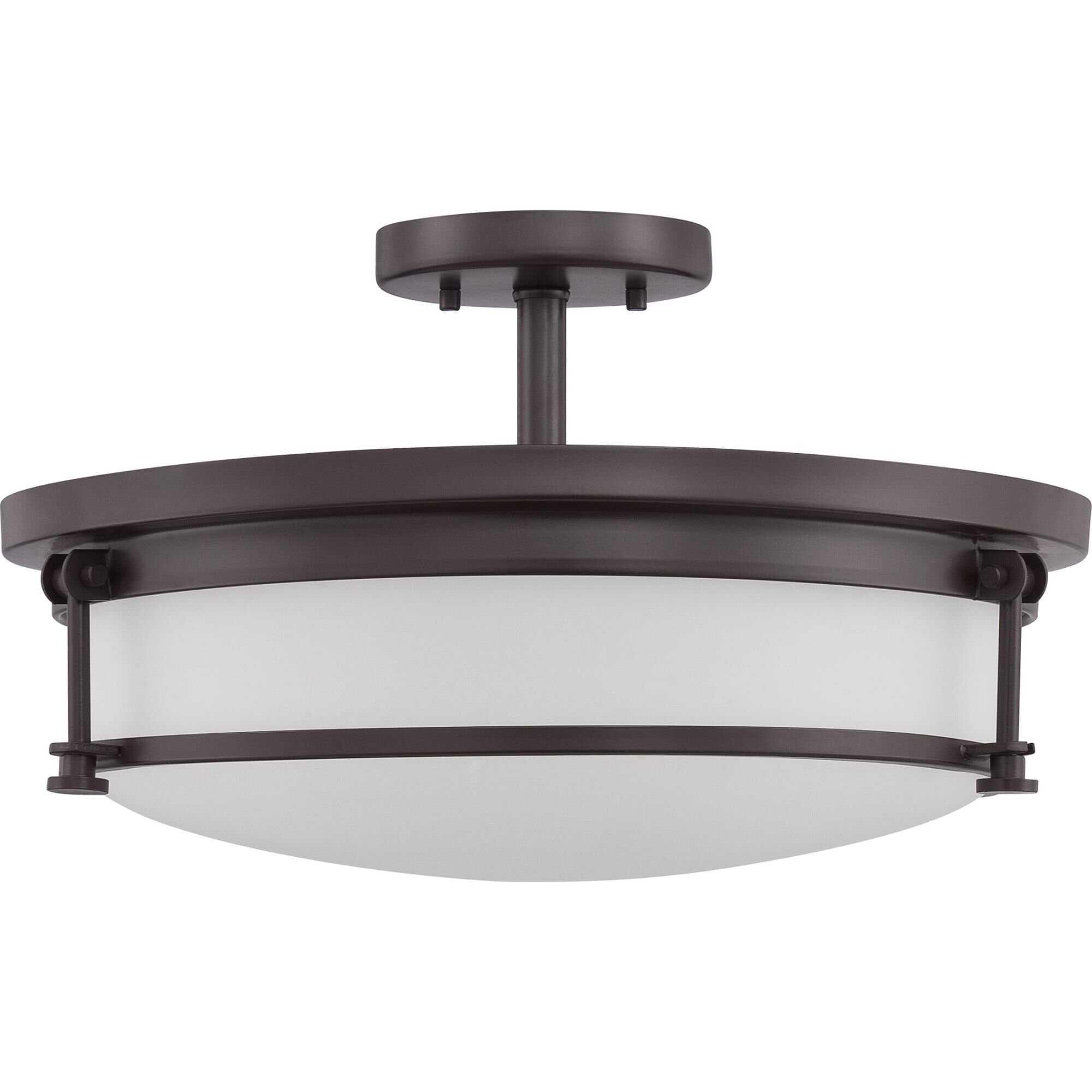 Sailor 16 Inch 4 Light Semi Flush Mount by Quoizel