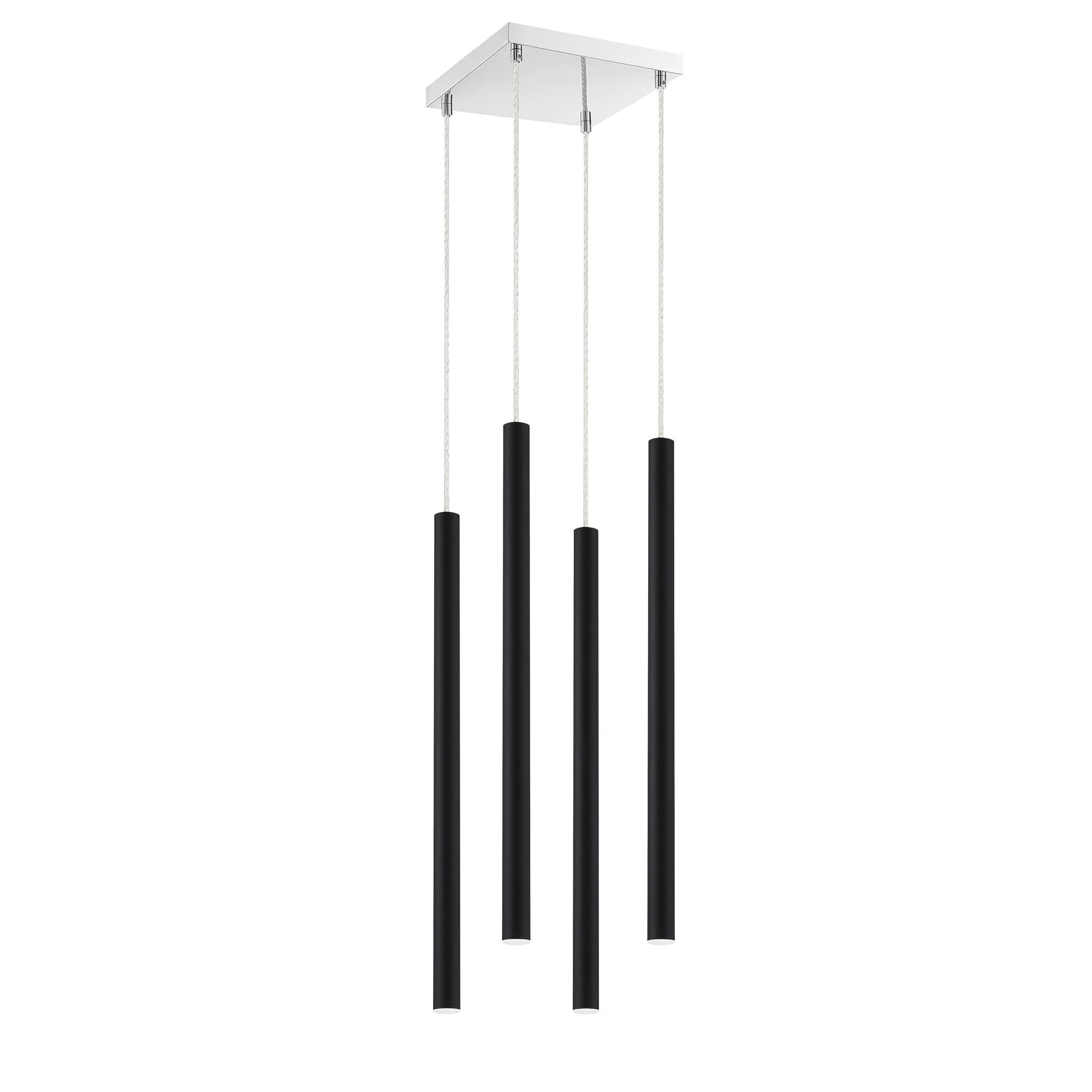 Shown in Chrome finish and Steel glass and Steel shade