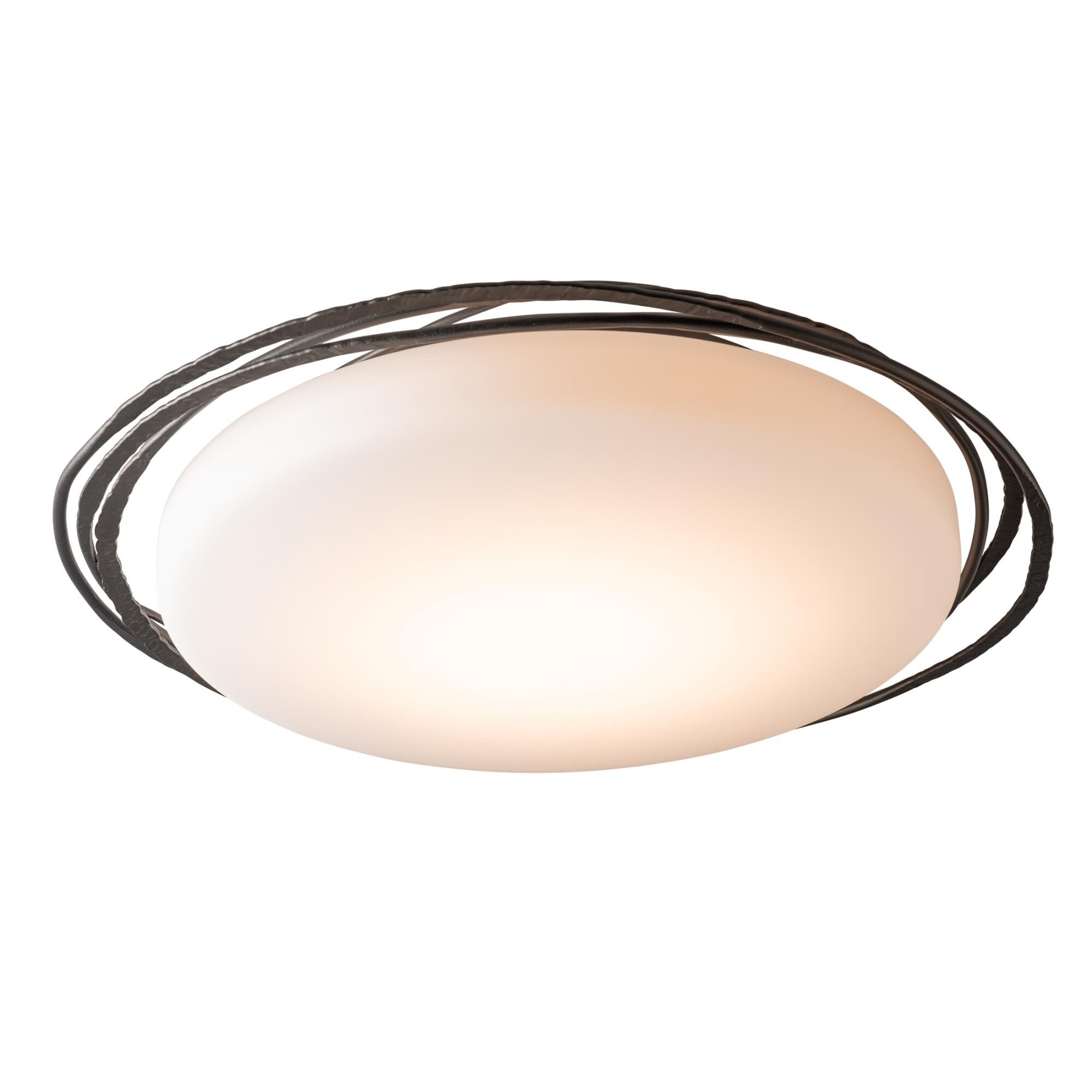 Shown in Oil Rubbed Bronze finish and Opal shade