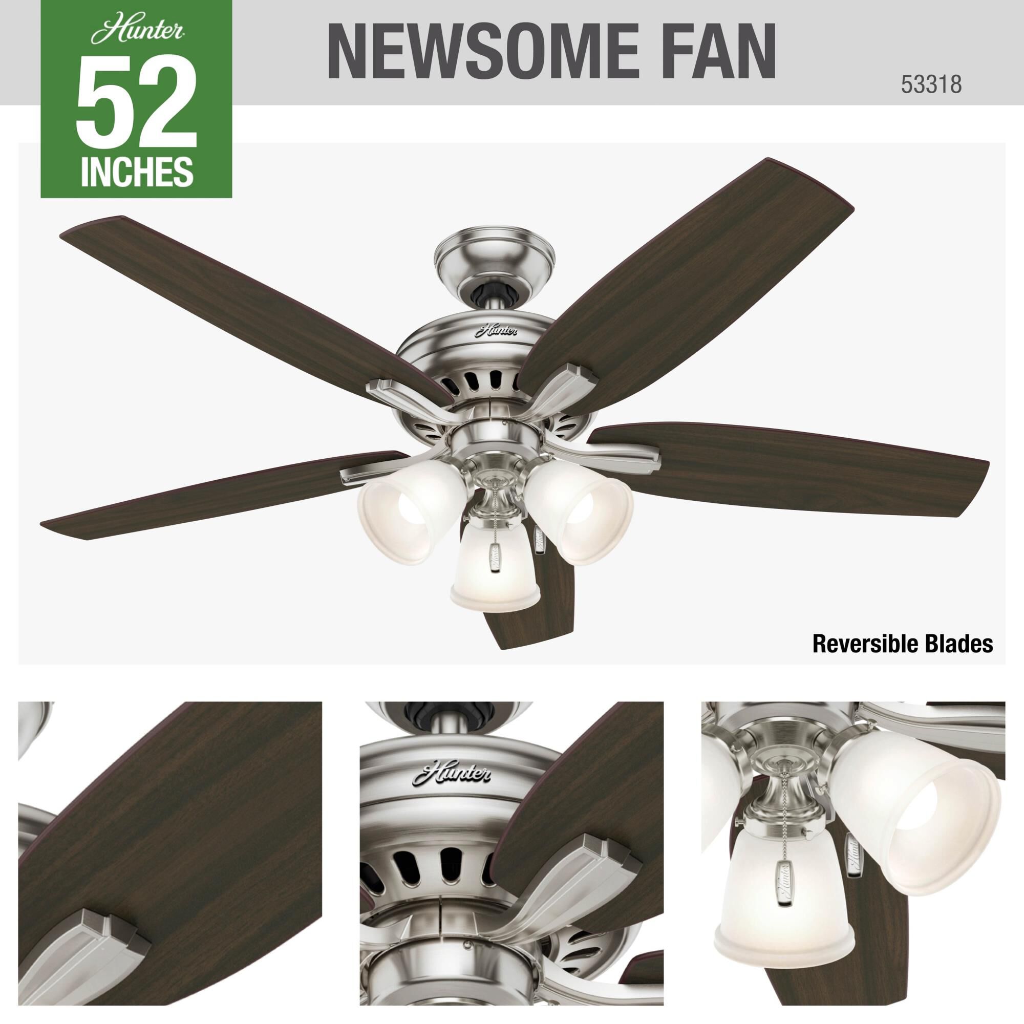 Newsome Ceiling Fan by Hunter Fan