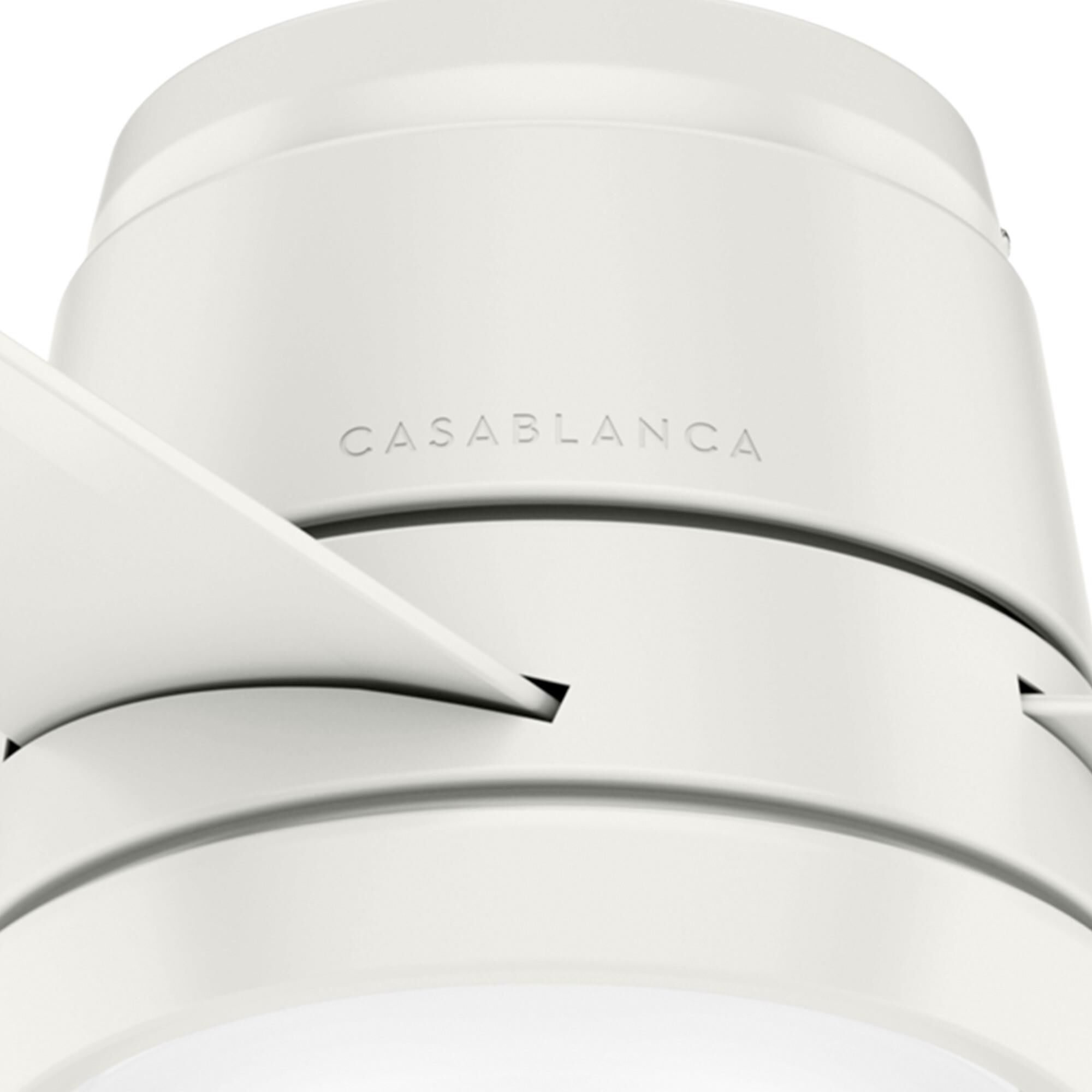 Commodus 54 Inch Flush Mount Fan with Light Kit by Casablanca Fan Company