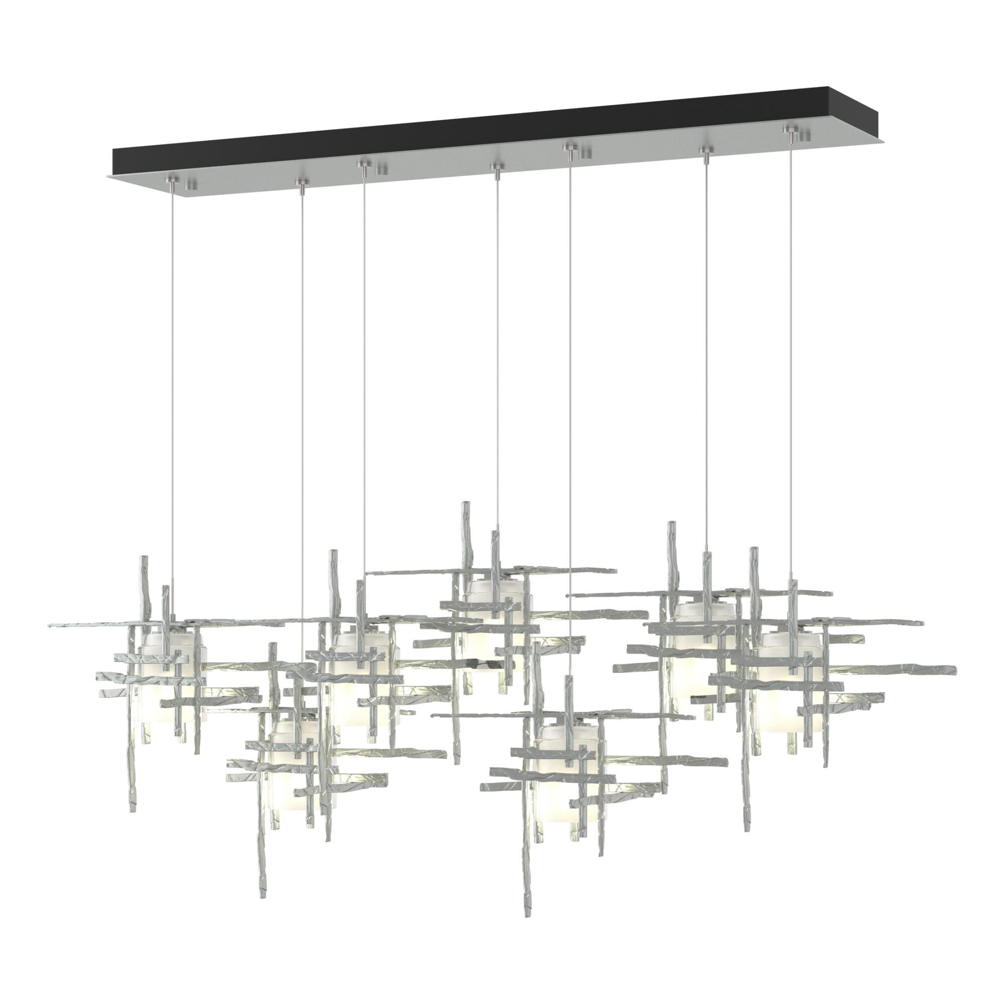 Tura 53 Inch 7 Light LED Linear Suspension Light by Hubbardton Forge