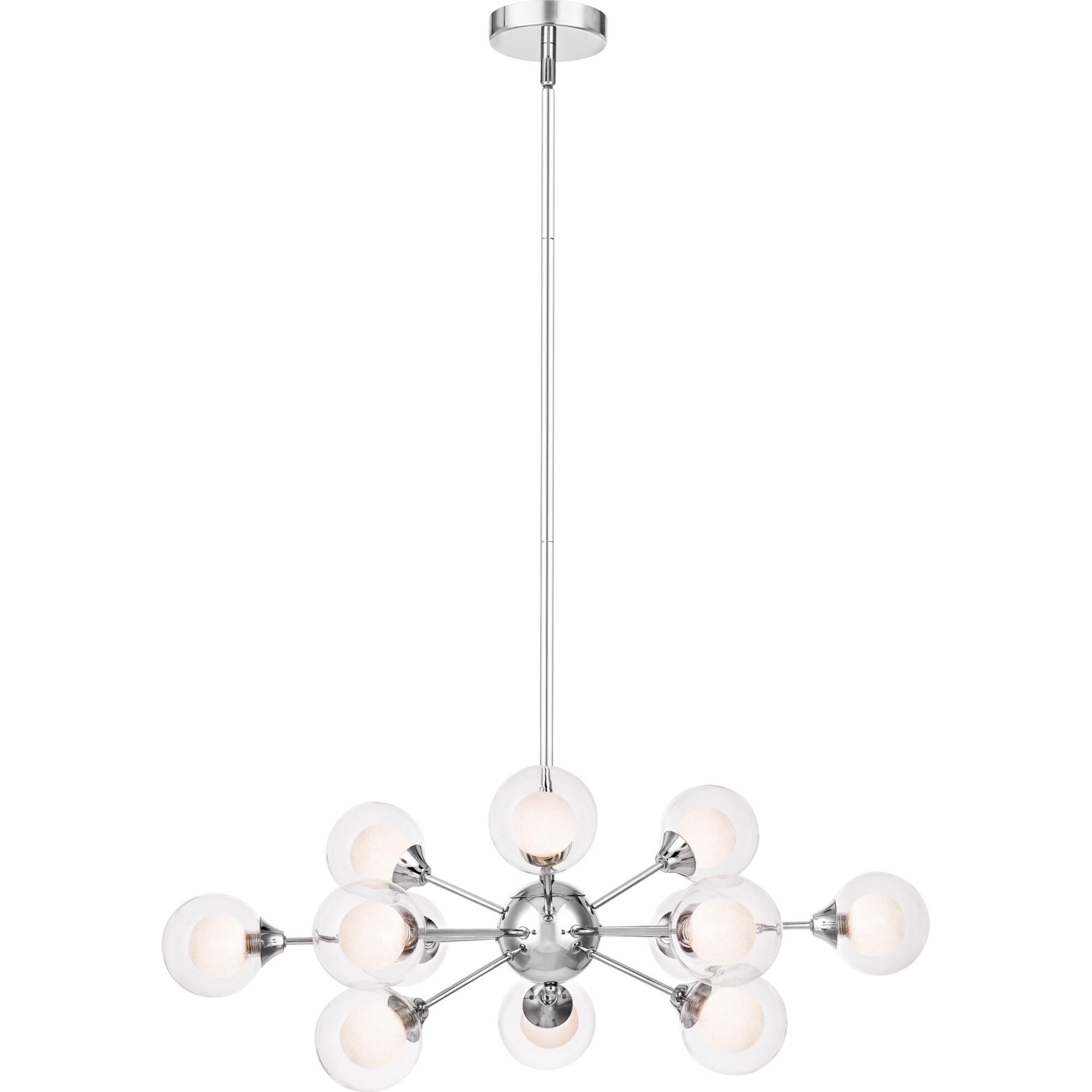 Platinum Collection Spellbound 29 Inch 12 Light Chandelier by Quoizel
