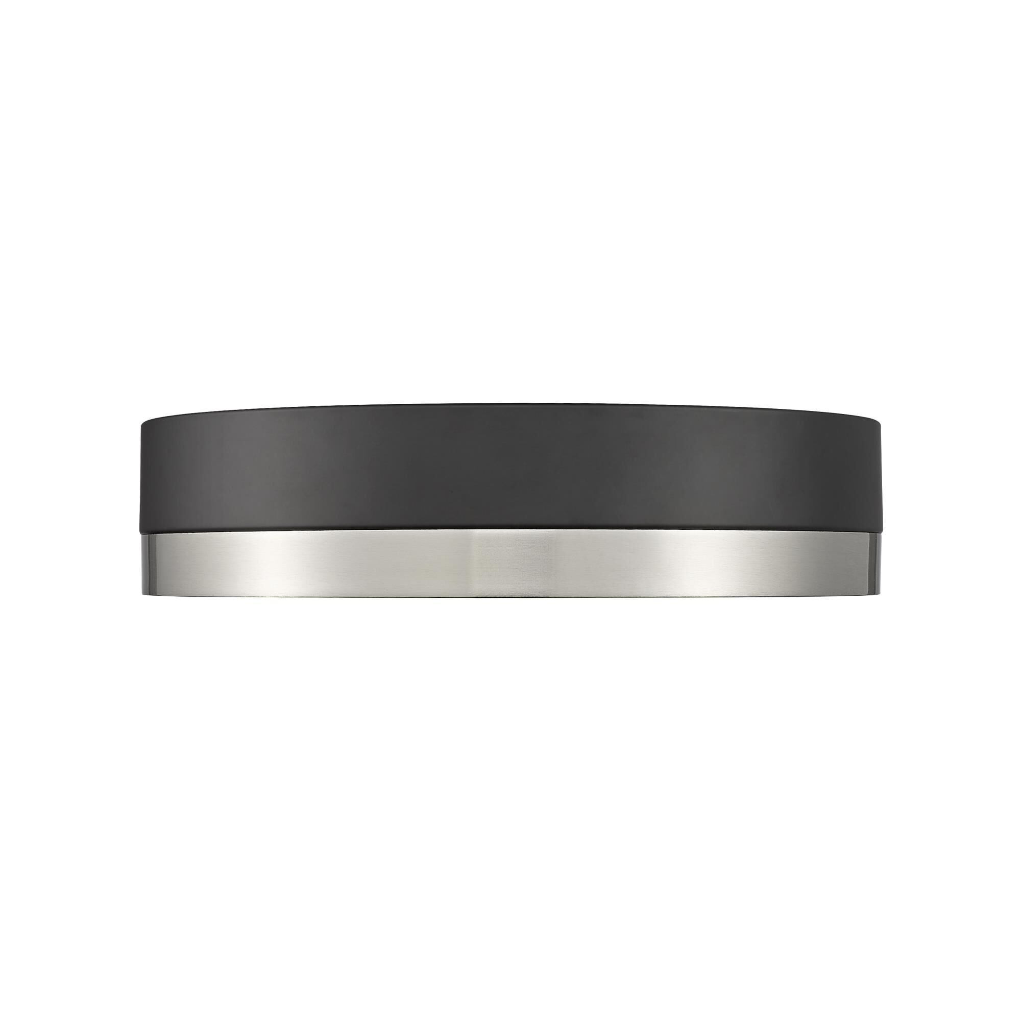 Shown in Matte Black + Brushed Nickel finish and Frosted glass and Frosted shade