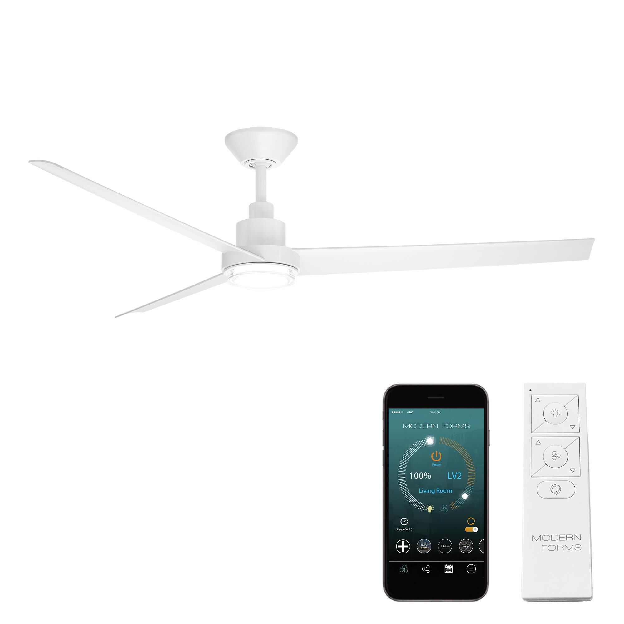 Bolo 62 Inch Ceiling Fan with Light Kit by Modern Forms