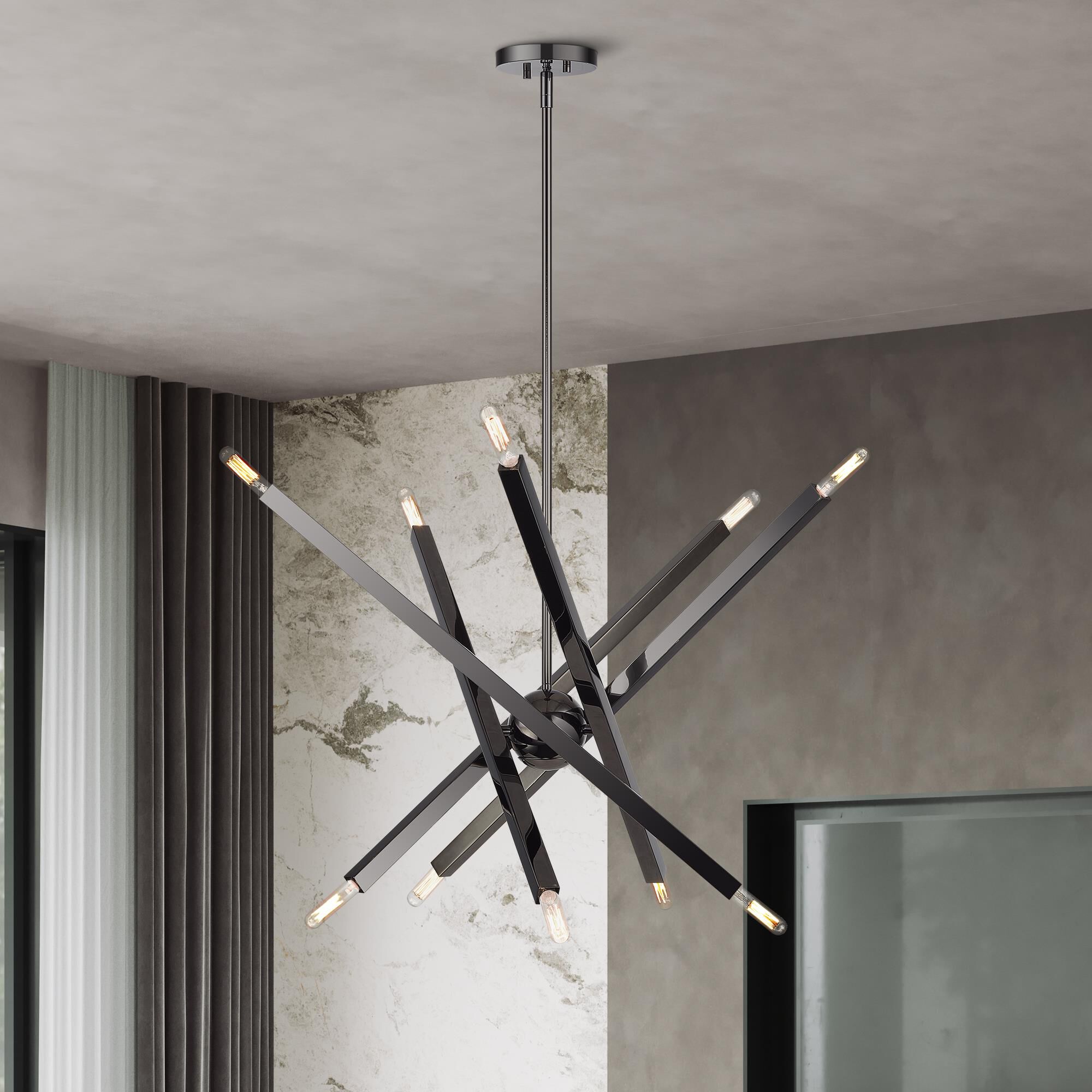 Shown in Black Chrome finish