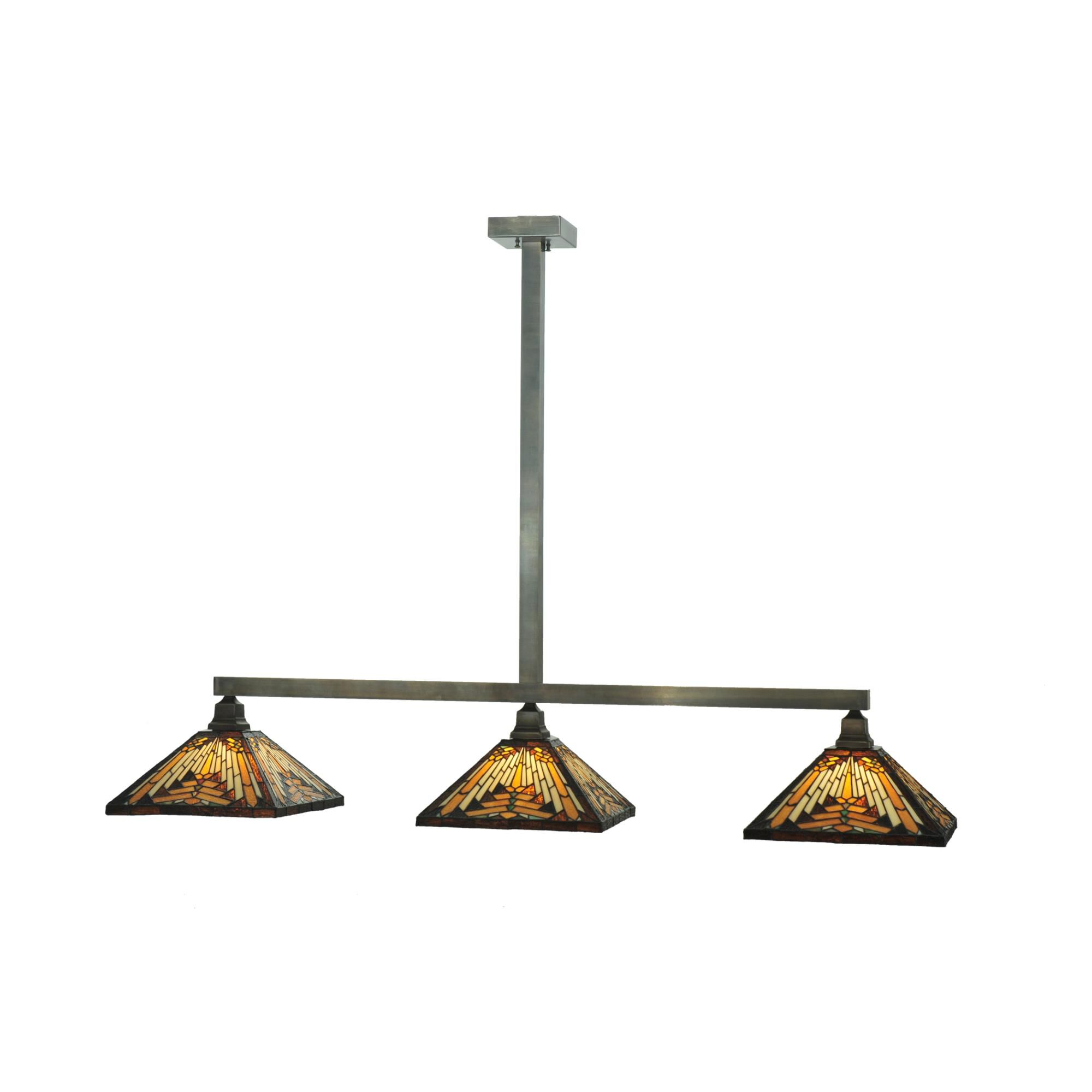 Shown in Antique Brass finish and Bone Beige-Moccasin Tan-Root Brown-Sage Green glass