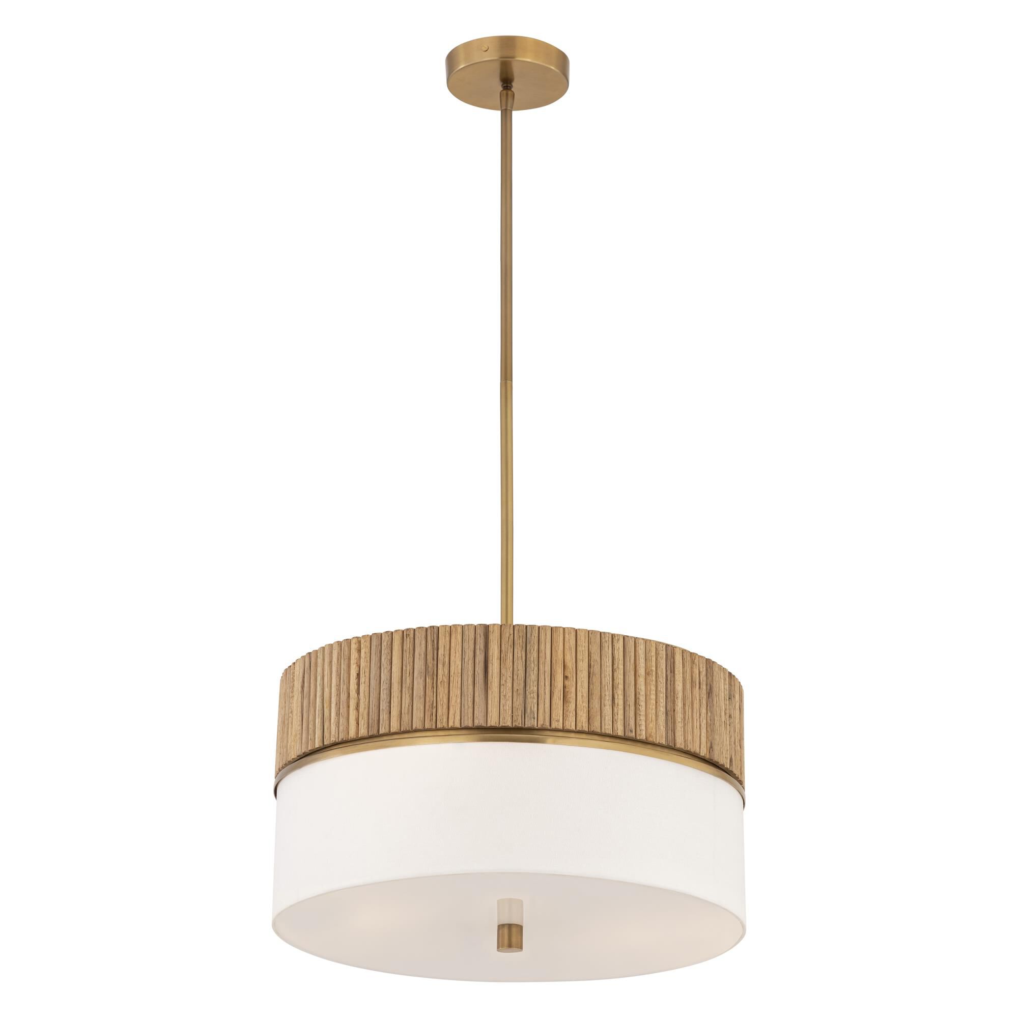 Shown in Legacy Brass finish and White shade