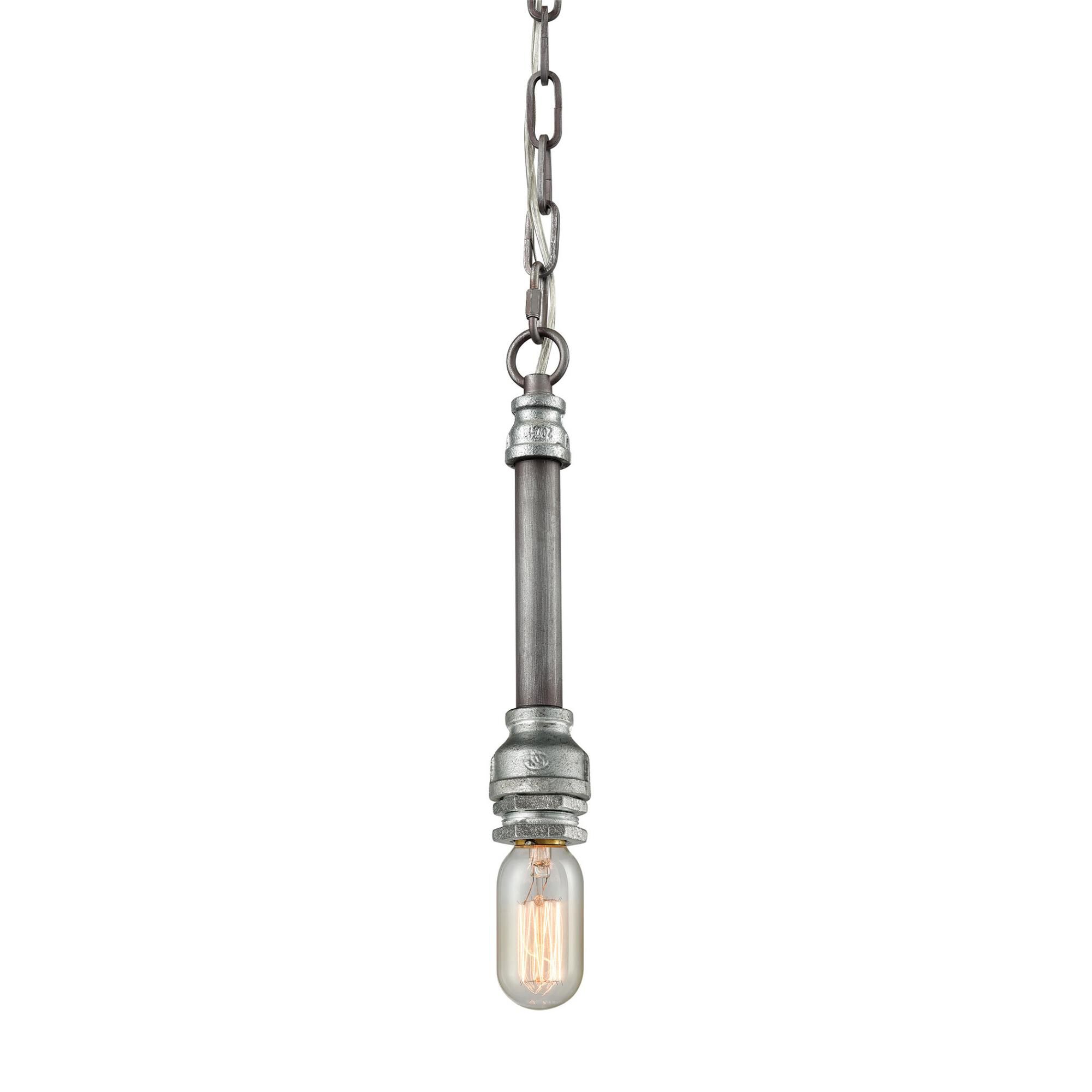Cast Iron Pipe 2 Inch Mini Pendant by ELK Lighting
