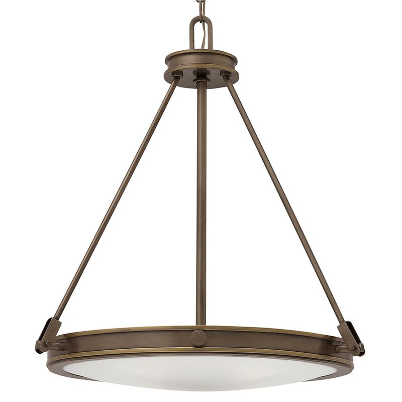 Collier Medium Pendant Light by Hinkley