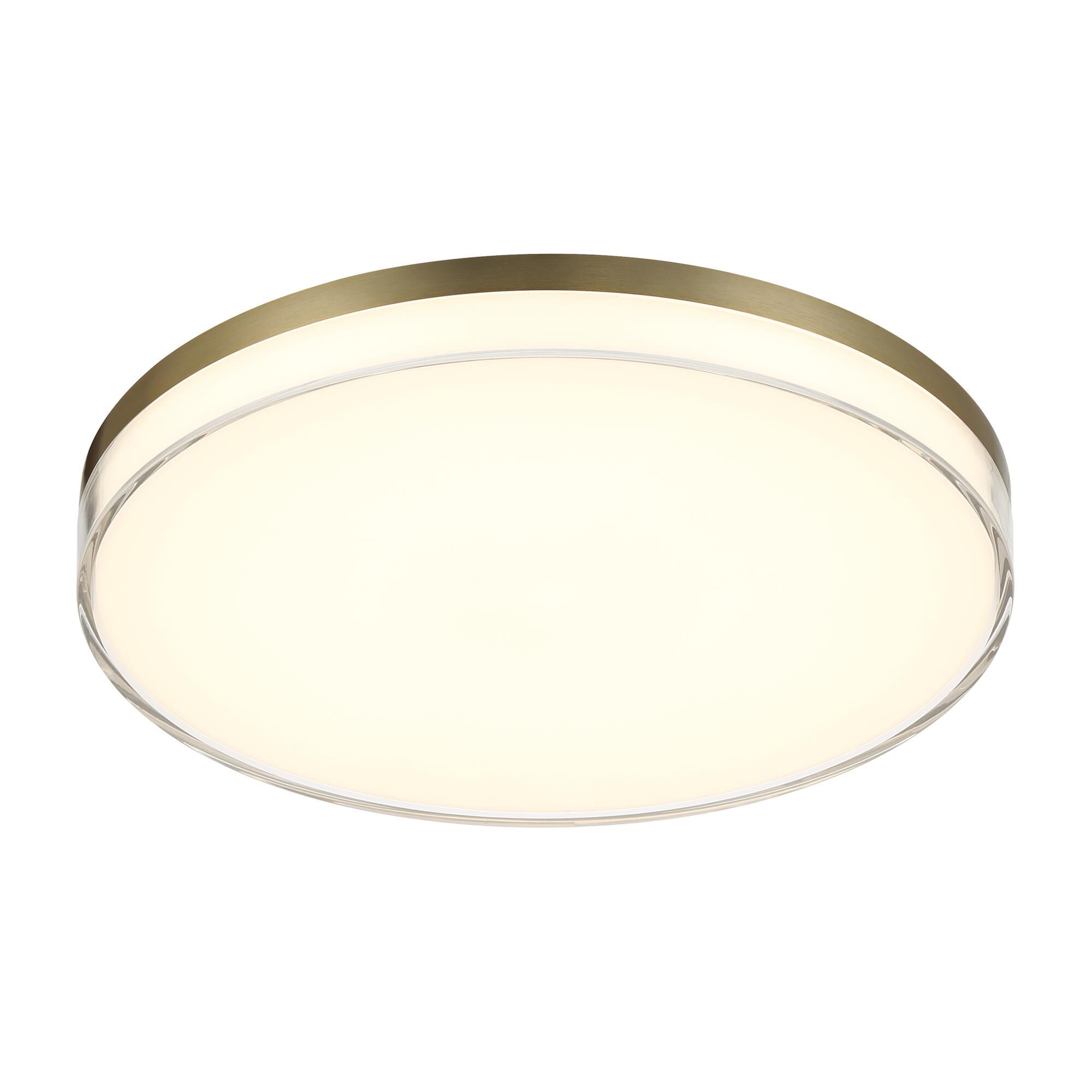 Shown in Ashen Brass finish and Clear glass and Acrylic shade