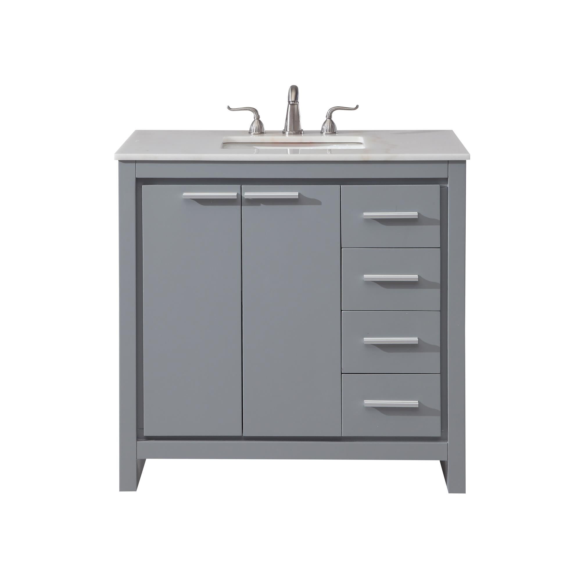 Shown in Grey finish