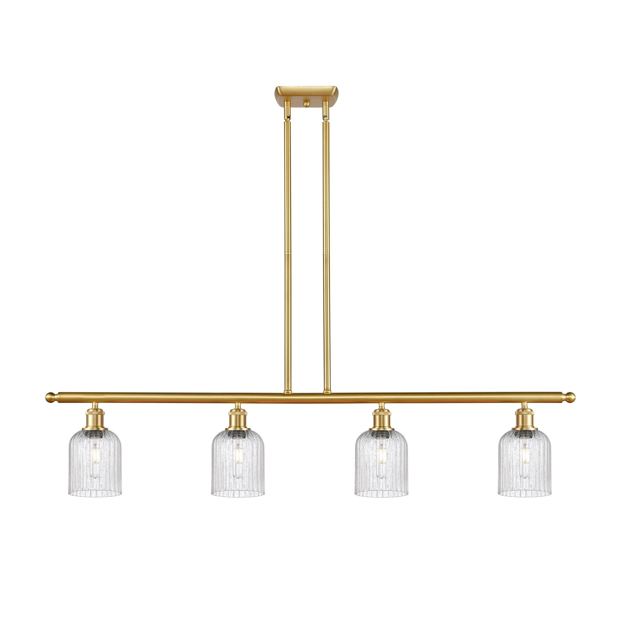 Shown in Satin Gold finish and Seedy shade