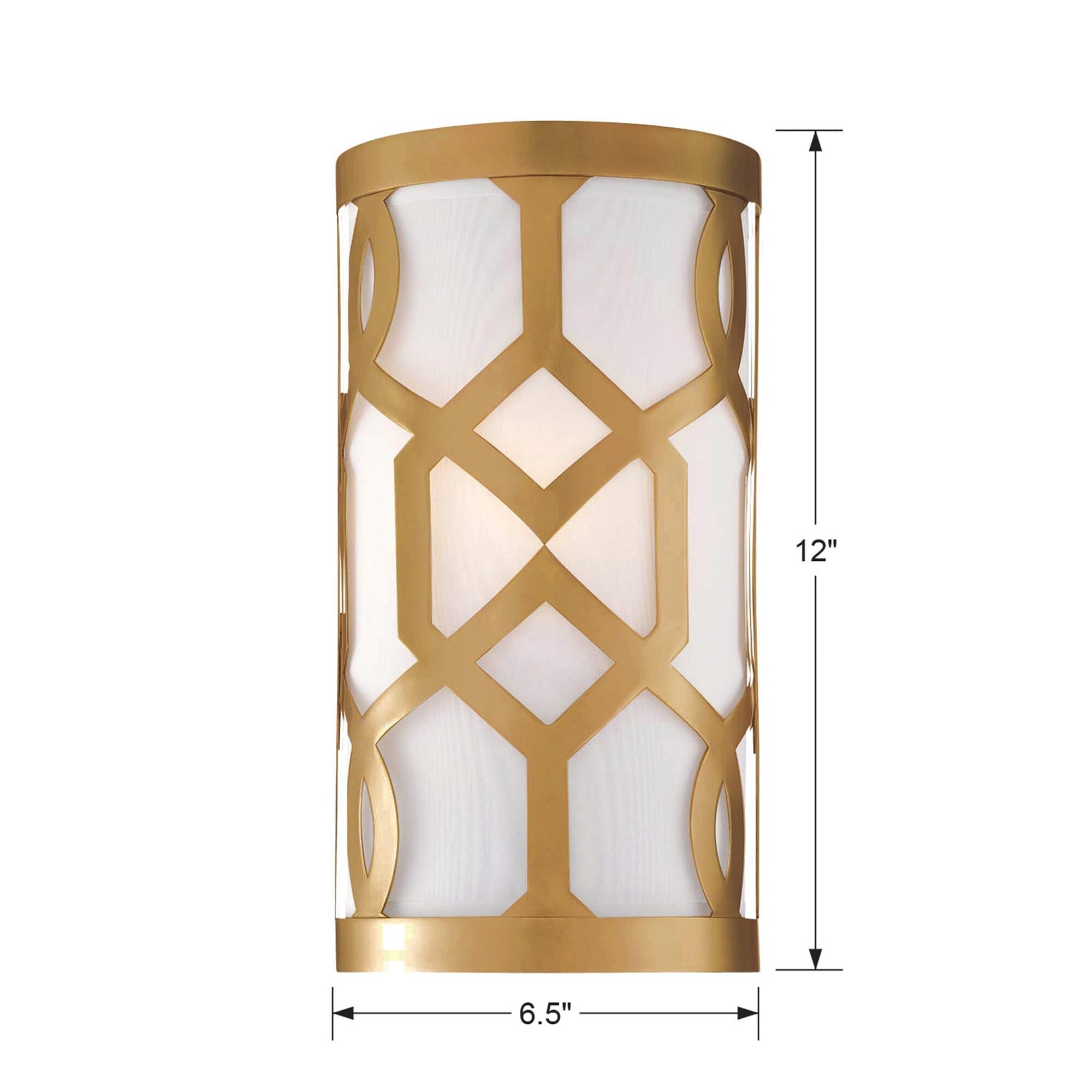 Shown in Aged Brass finish and Silk glass and White shade