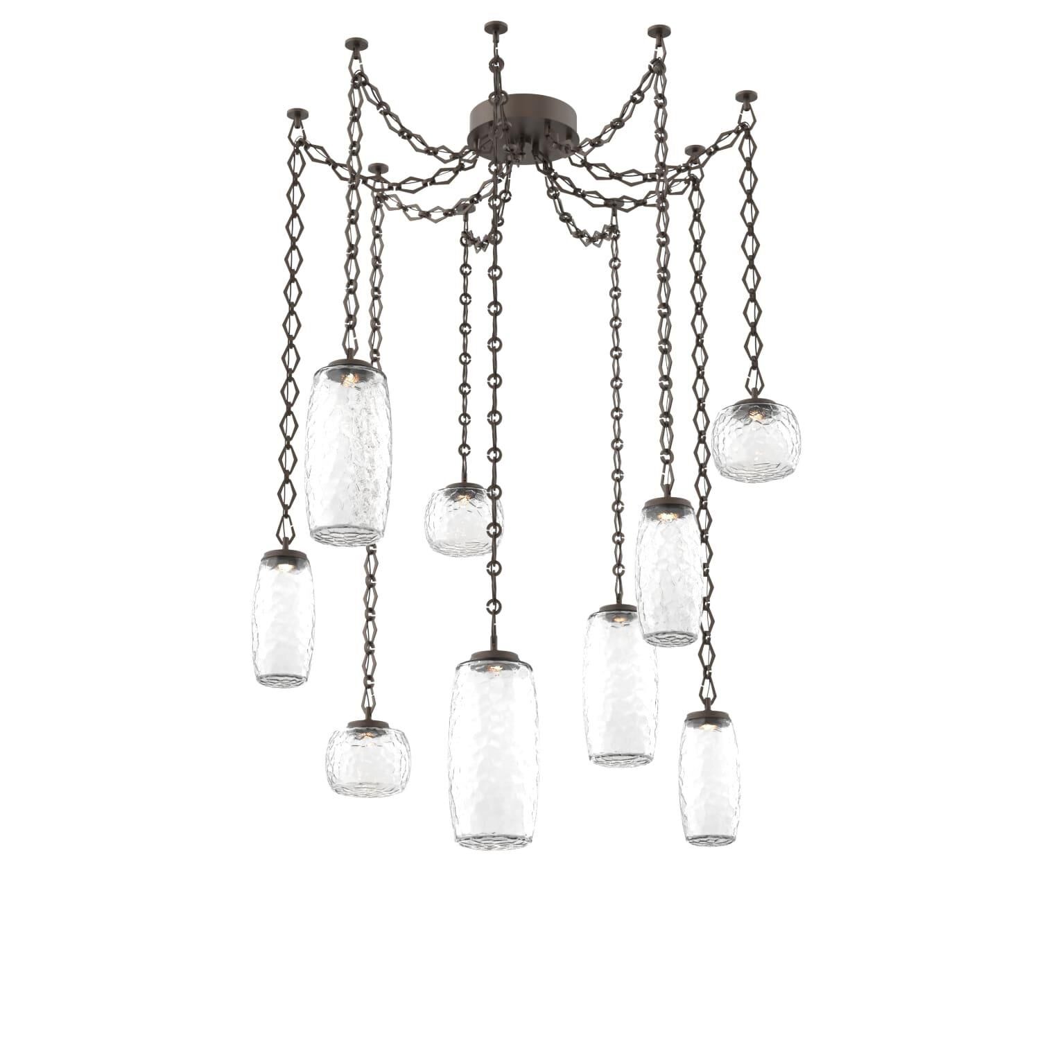 Levi Wilson Vessel 15 Inch Multi Pendant Light by Hammerton Studio