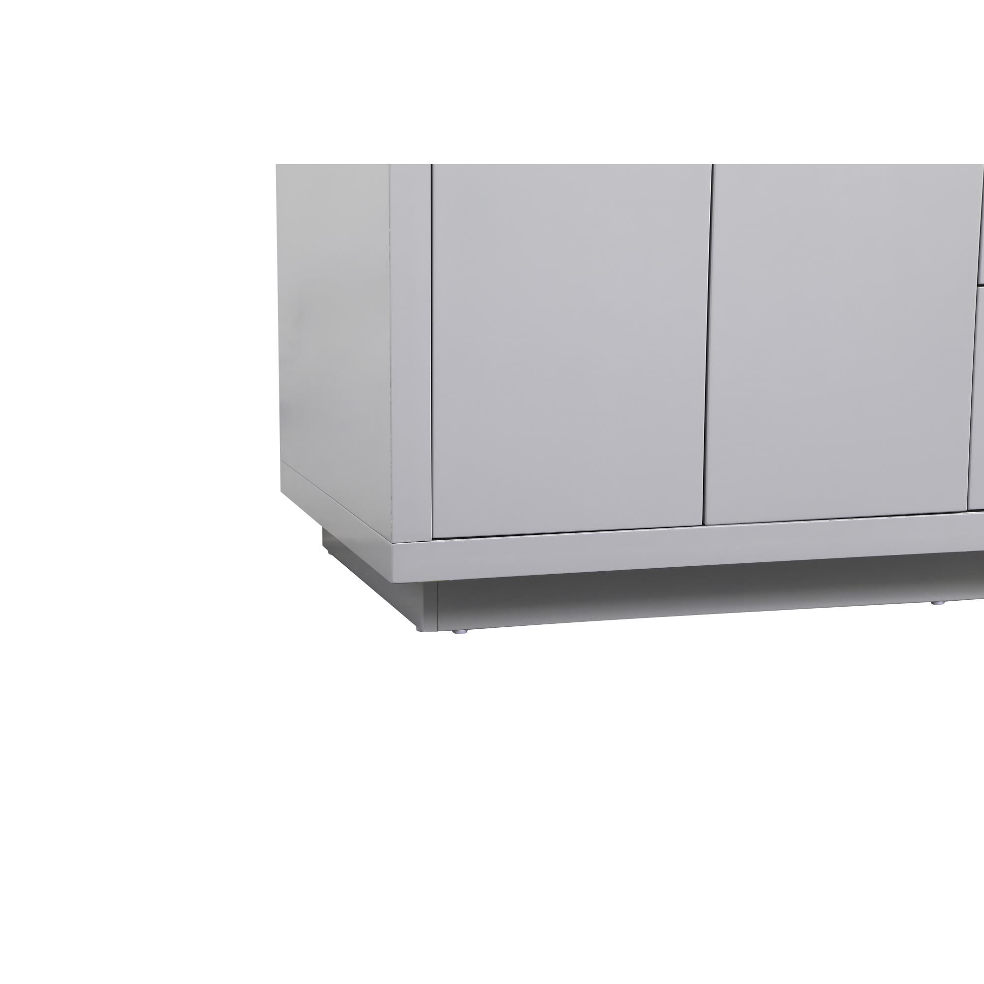 Shown in Grey finish