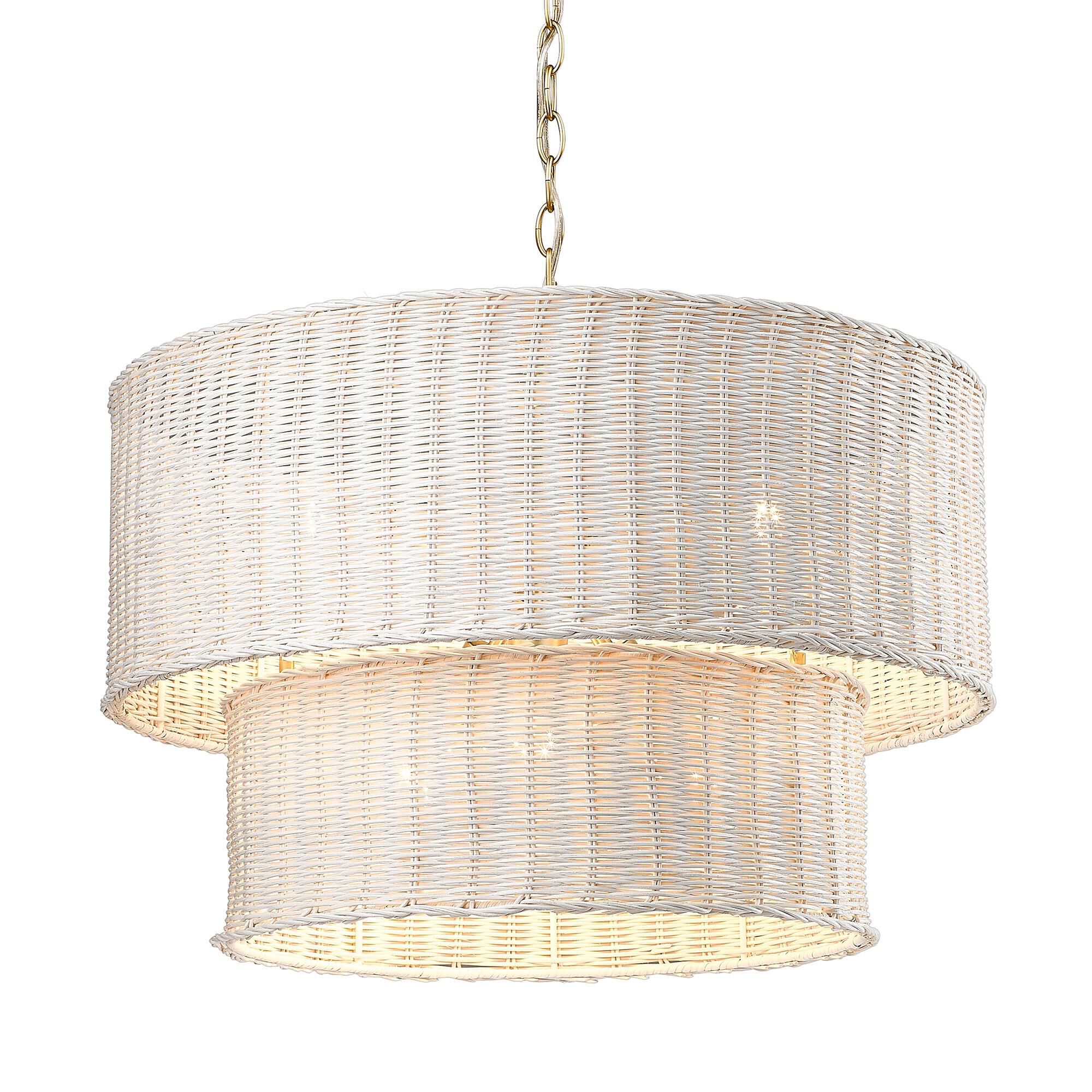 Erma 17 Inch Chandelier by Golden Lighting