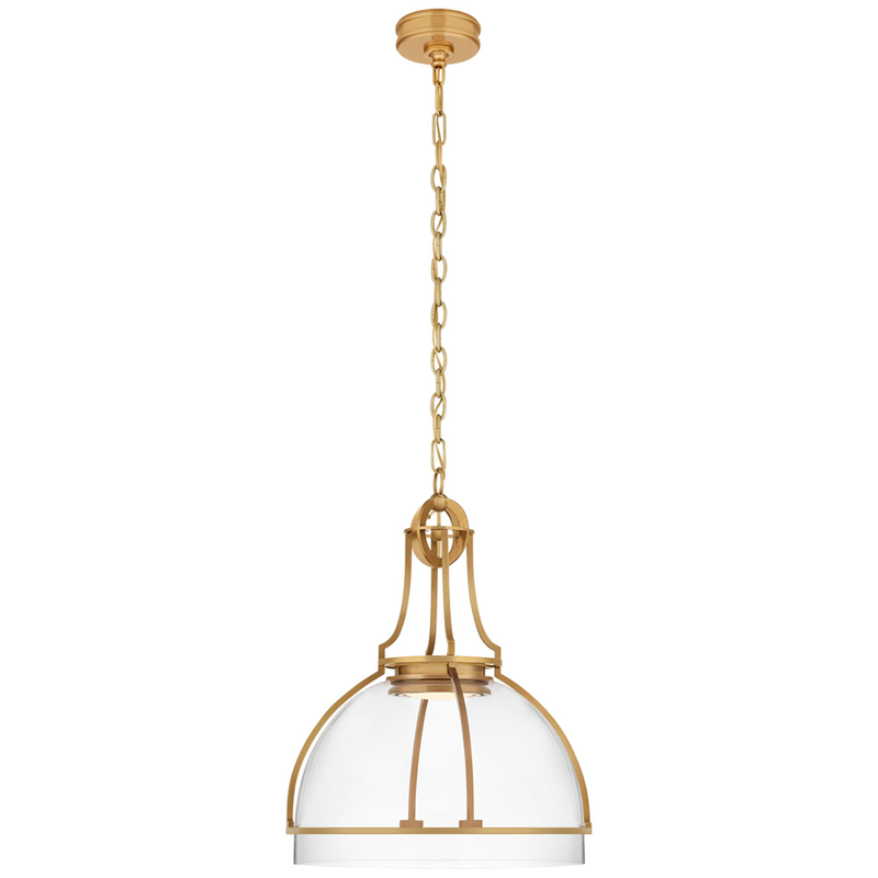 Visual Comfort Signature Collection Chapman & Myers Gracie 19 Inch LED Large Pendant