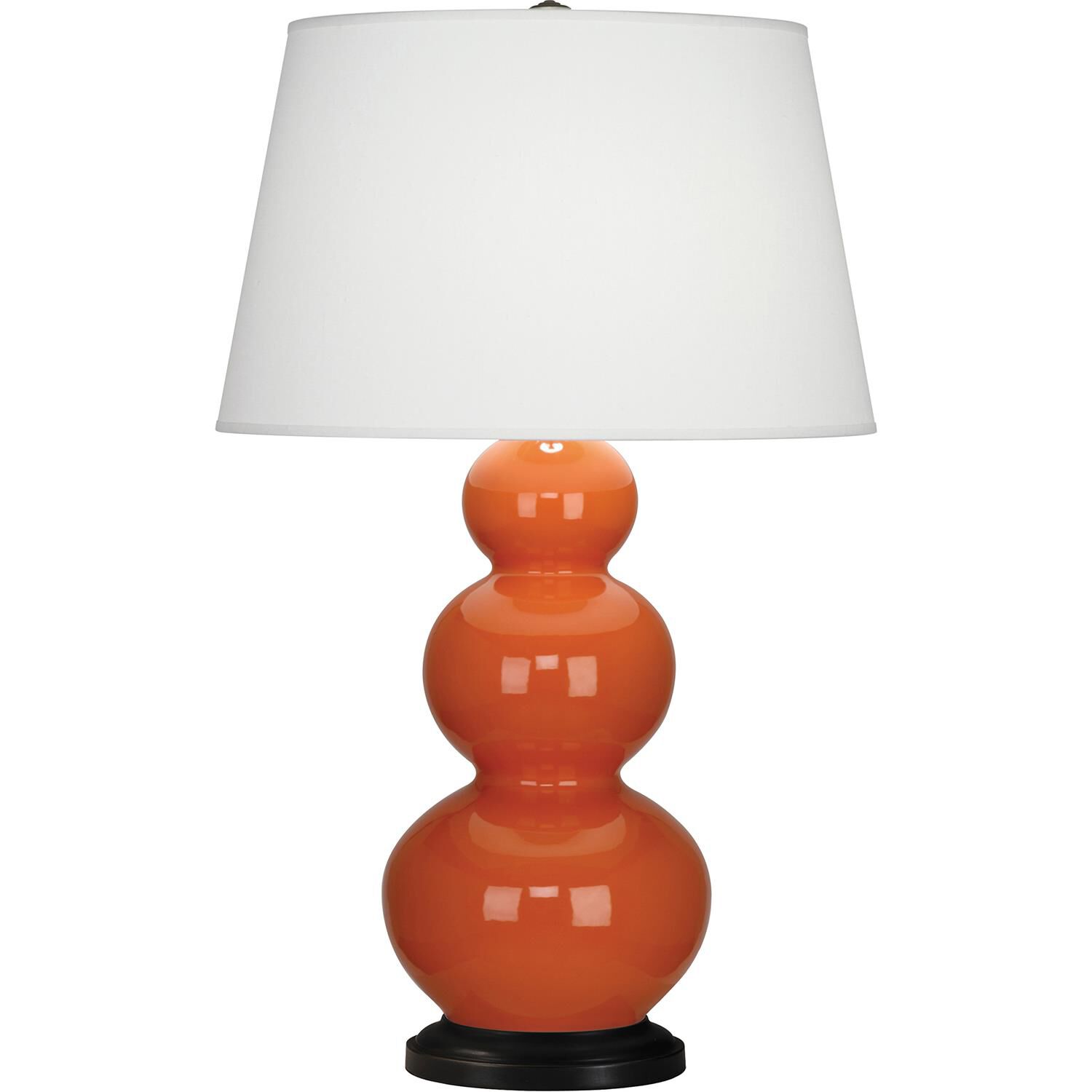 Triple Gourd 33 Inch Table Lamp by Robert Abbey