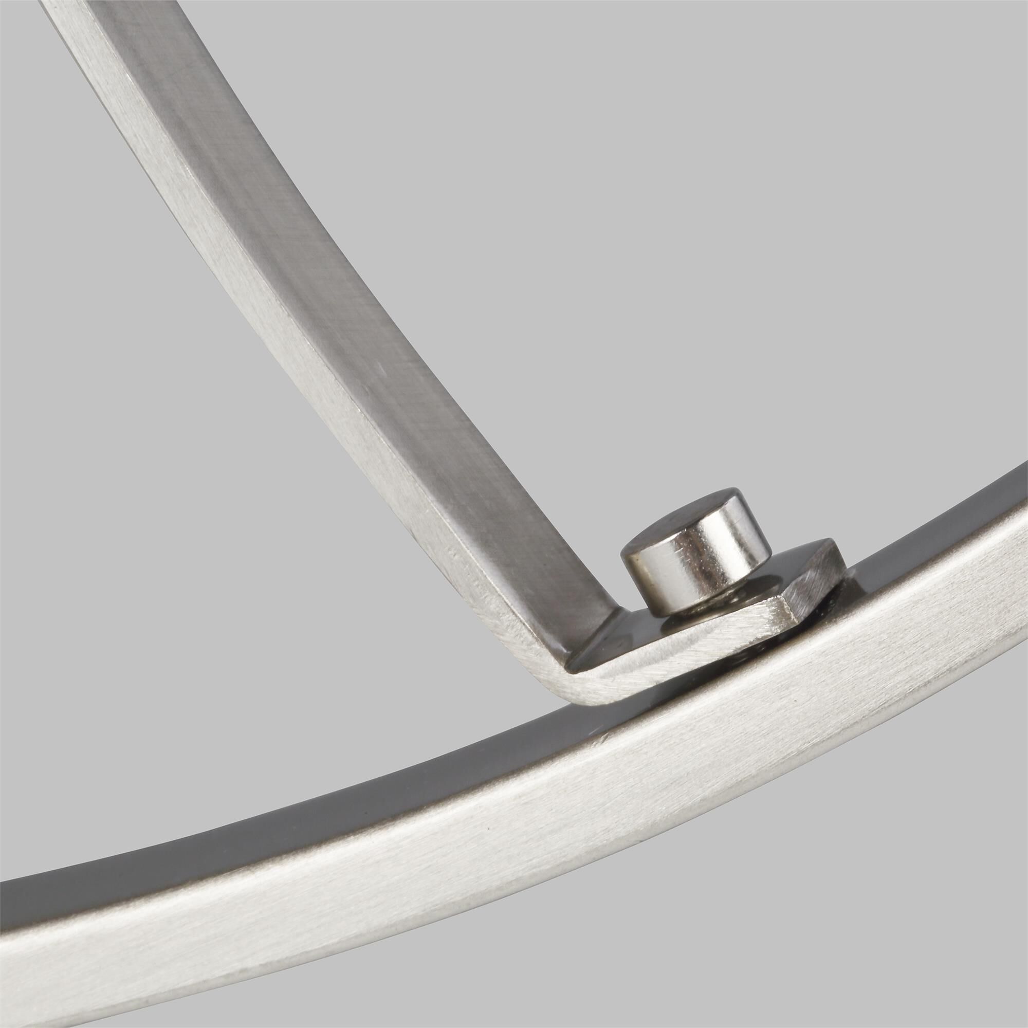 Shown in Brushed Nickel finish and Etched / White Inside glass